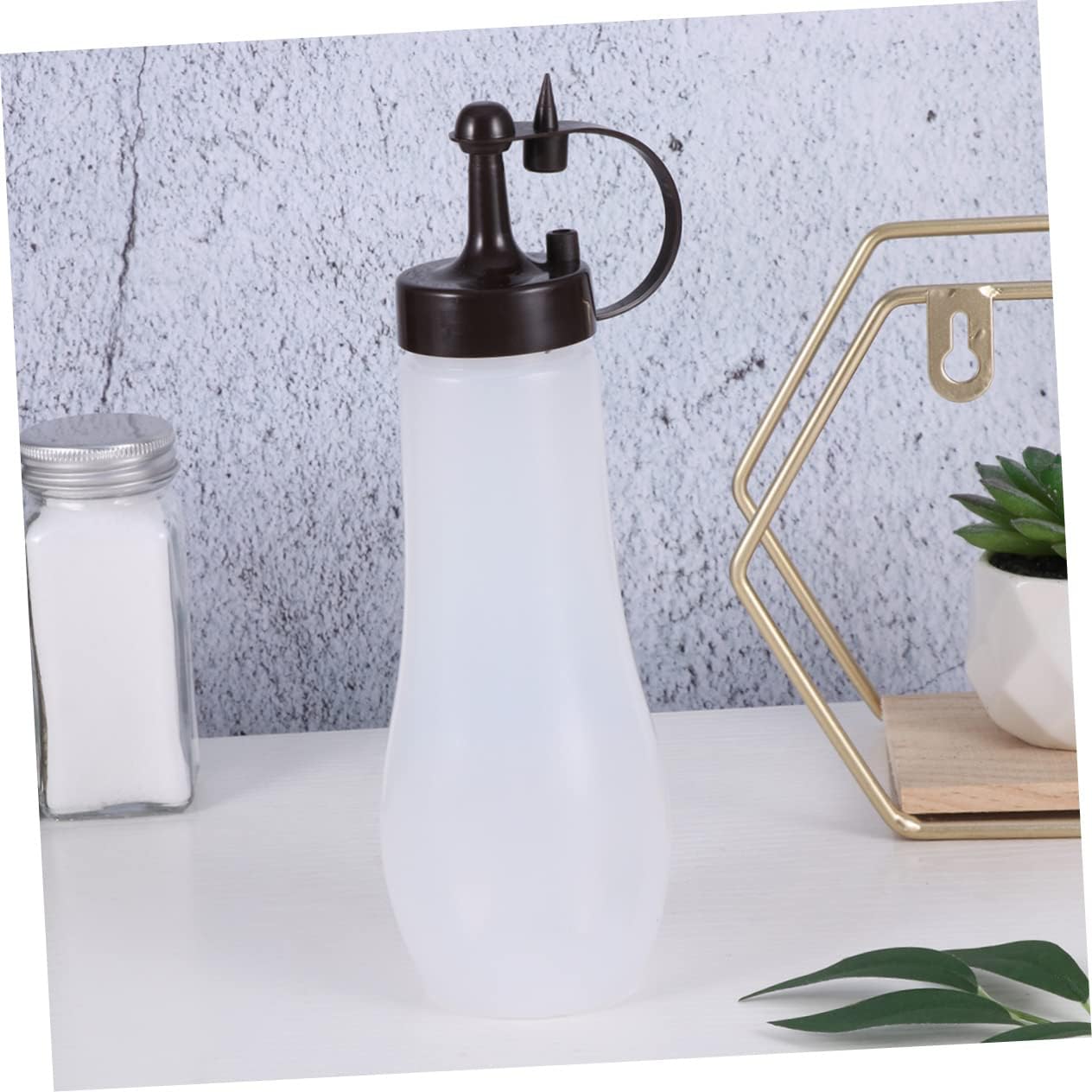 Zerodeko 3-Piece Condiment Squeeze Bottles Set for Kitchen