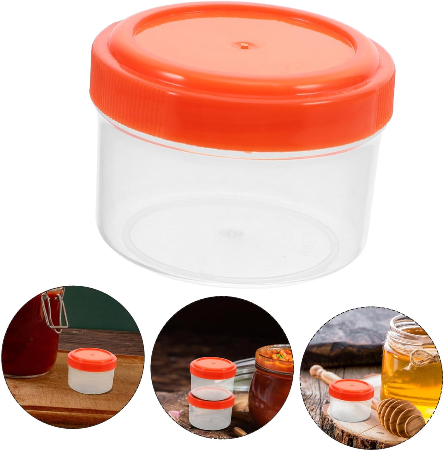 OKUMEYR Mini Salad Dressing Container with Lids PP