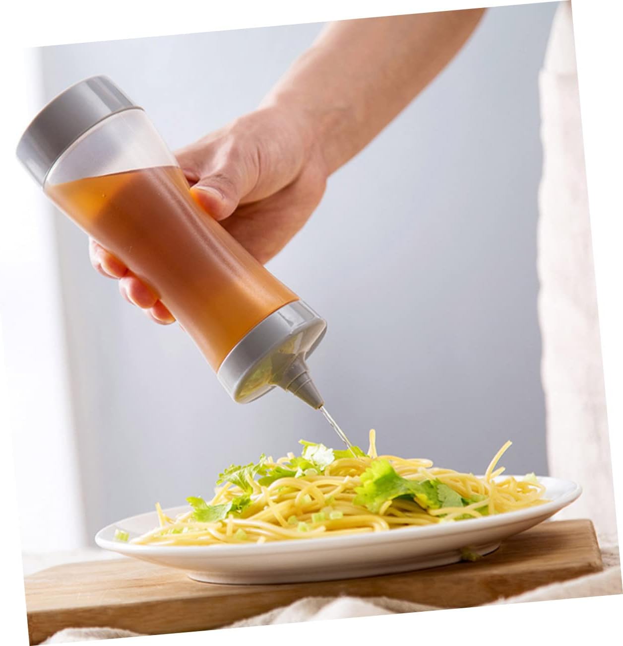 NAMOARLY Salad Dressing Bottle 350ml Leakproof Squeeze