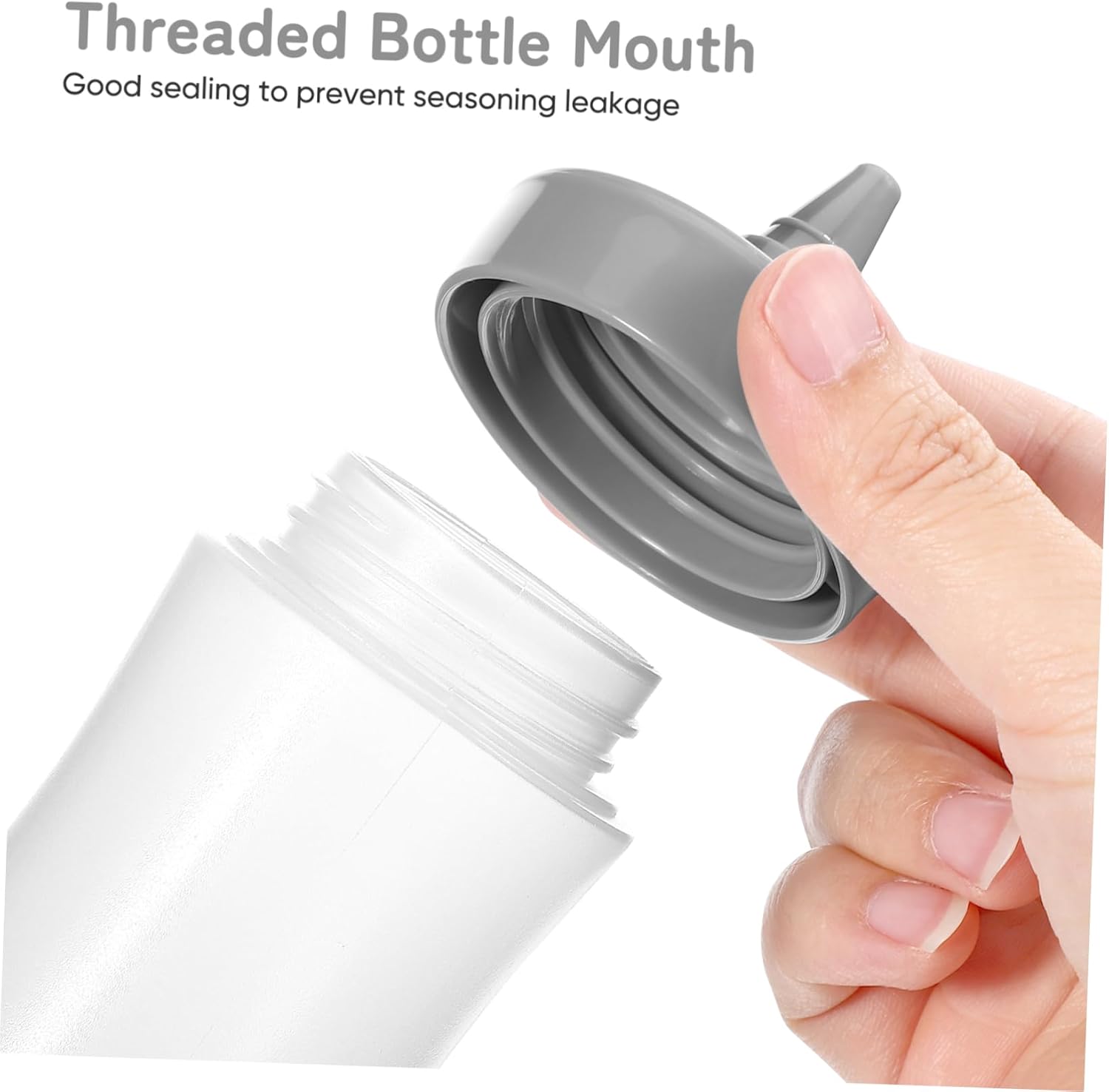 HOLIDYOYO 4-Pack Ketchup Squeeze Bottles for Mustard and Salad Dips