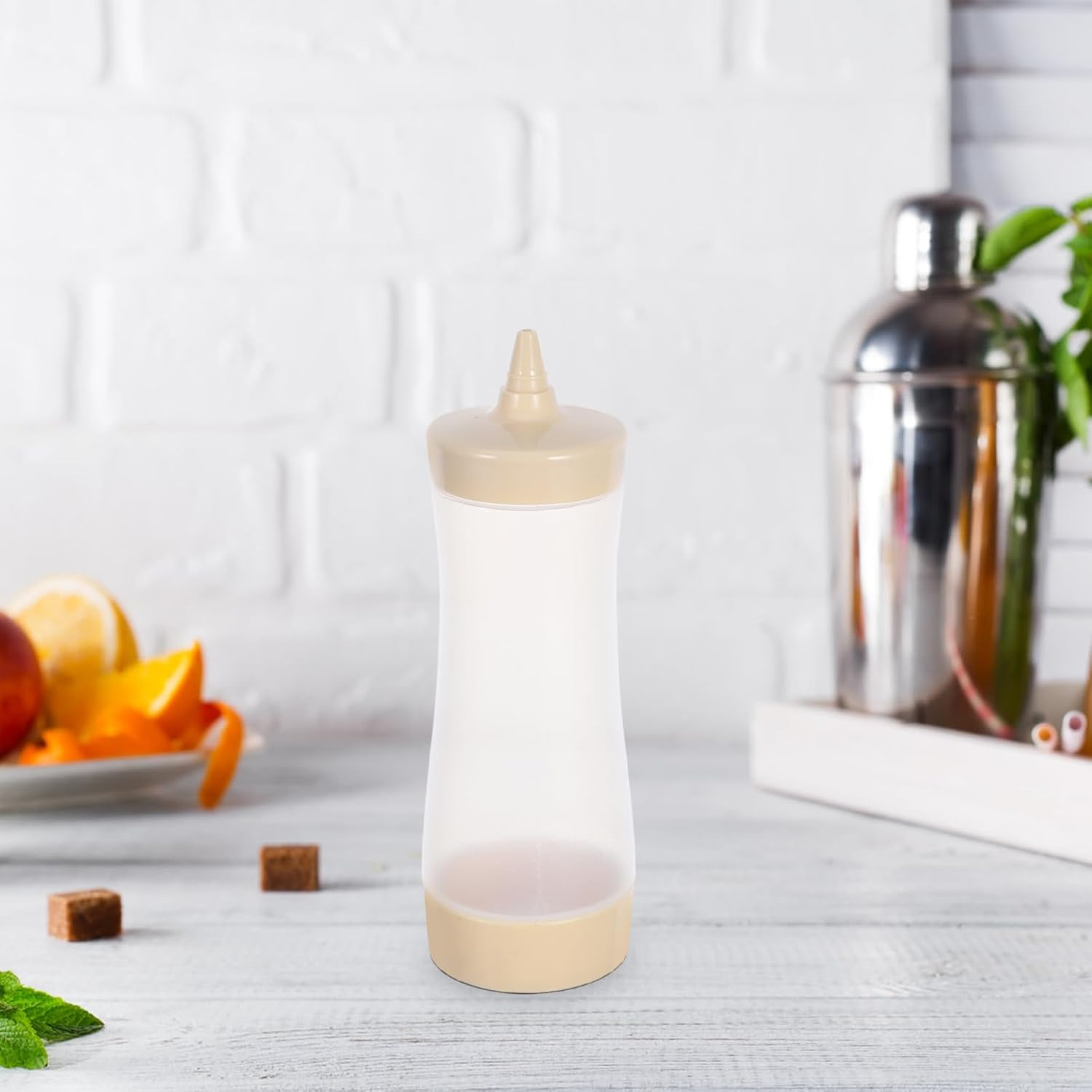 HOLIDYOYO 9 Pcs Reusable Condiment Squeeze Bottles with Lids 1