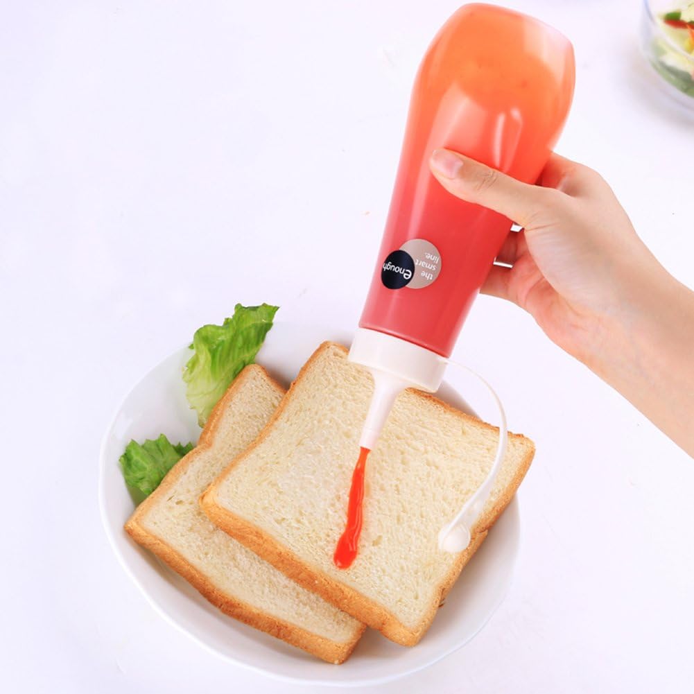 MXY Japanese Salad Mayonnaise Squeeze Bottle with Tip Cup Design 2 Units 1