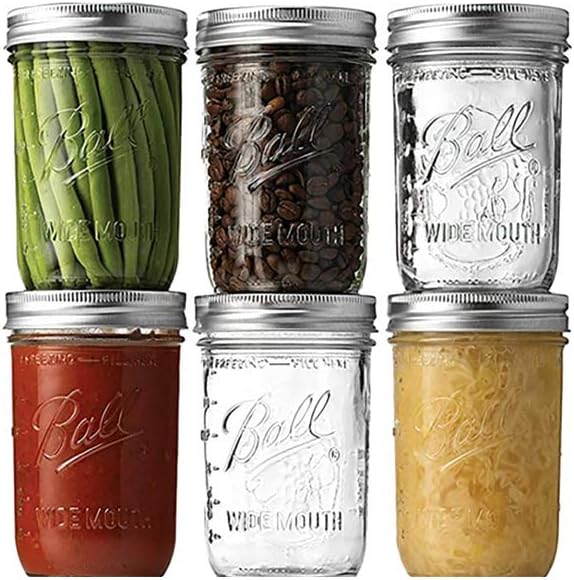Acuteye 24 Rust Resistant Silver Mason Jar Replacement Rings 70mm