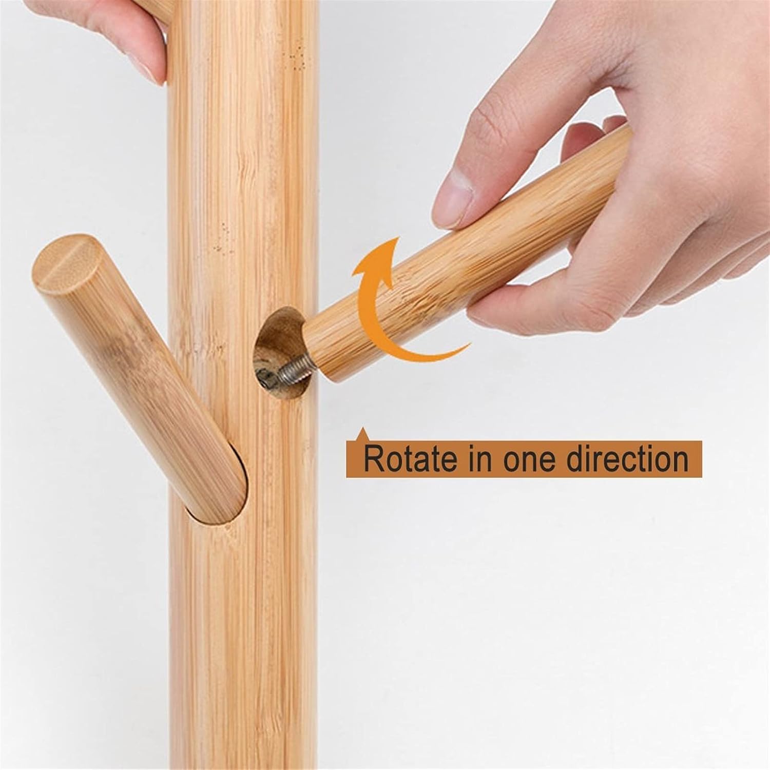 KIZQYN 8 Hook Coat Rack for Bathroom Bedroom
