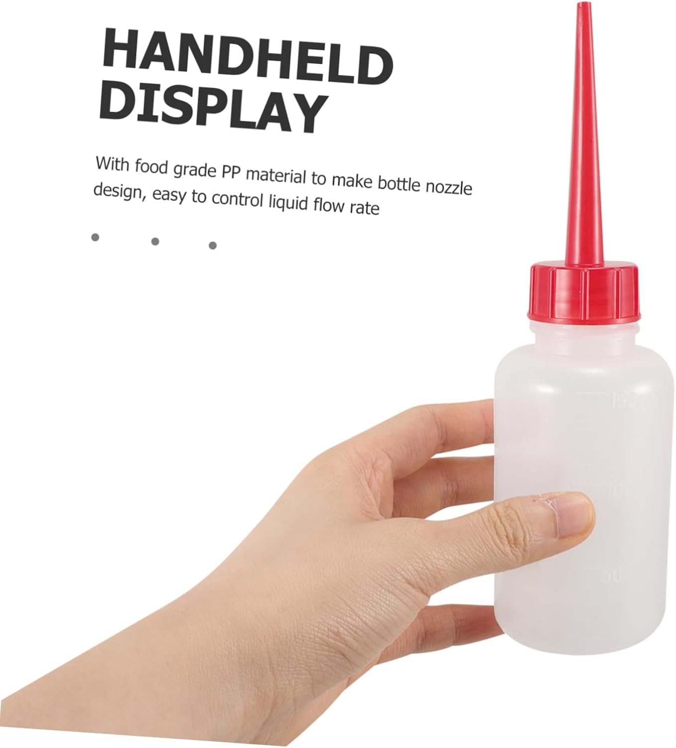CIYODO Reusable Plastic Condiment Squeeze Bottle for Sauces and Seasonings