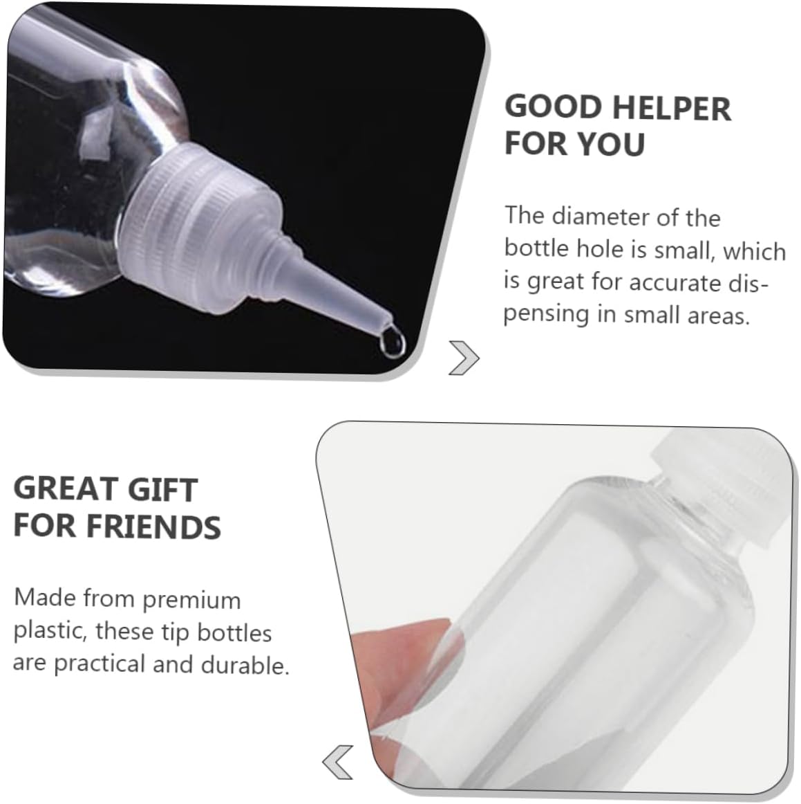 HOLIDYOYO 60ml Pointed Tip Squeeze Bottles 1