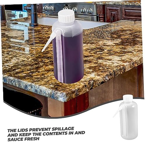HOLIDYOYO 5Pcs Squeeze Bottles for Condiments Kitchen Use