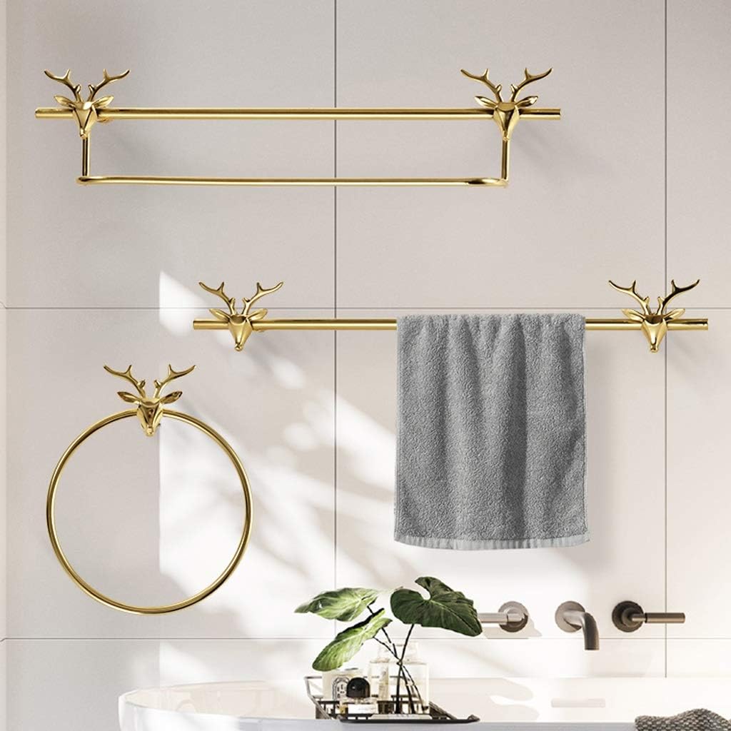 KIZQYN Golden All-Copper Coat Hook Wall Mounted