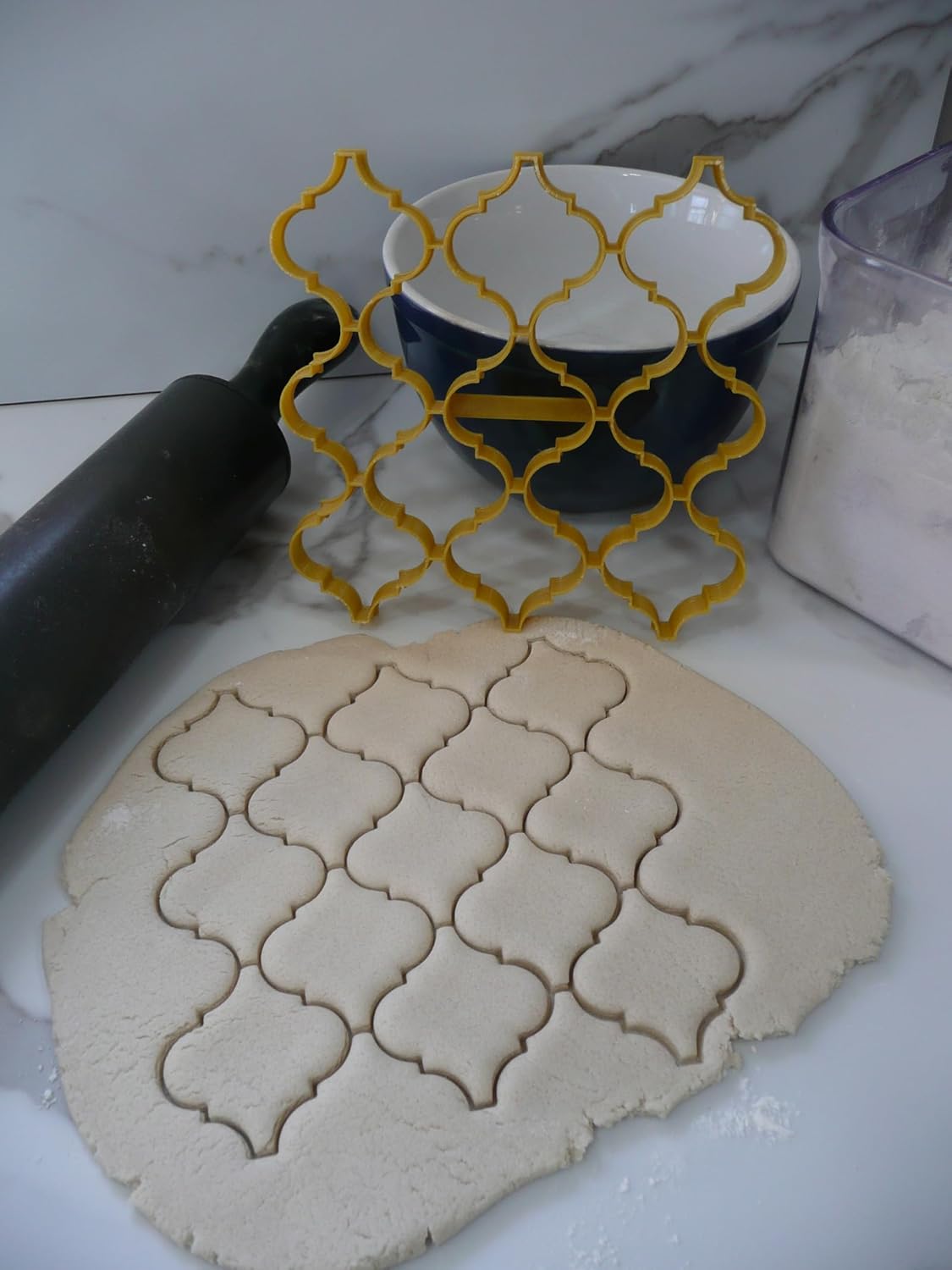 Arabesque Tile Cookie Cutters 225 Inch x 13 Made in USA