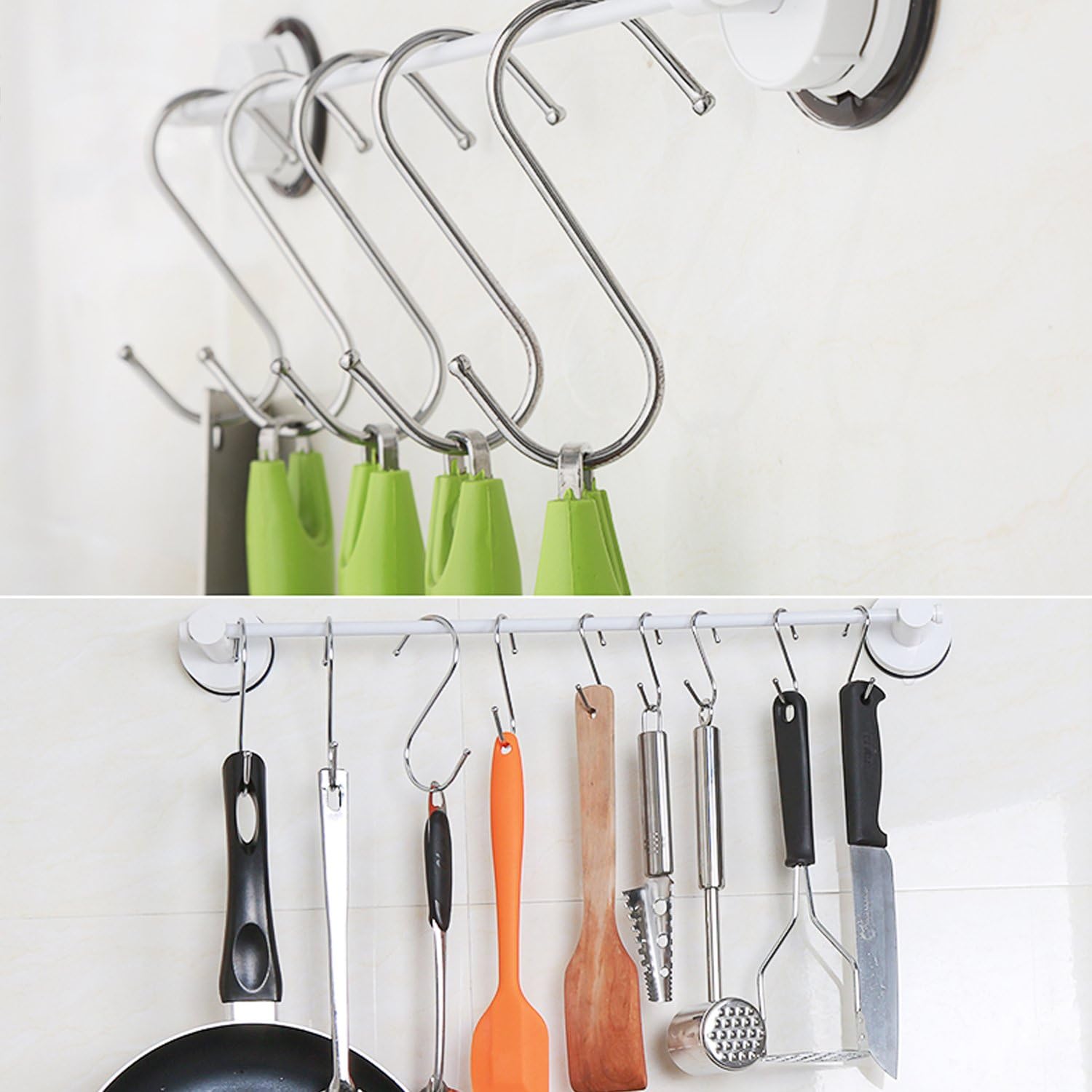 Gutapo 20PCS S Shaped Hooks for Closets and More