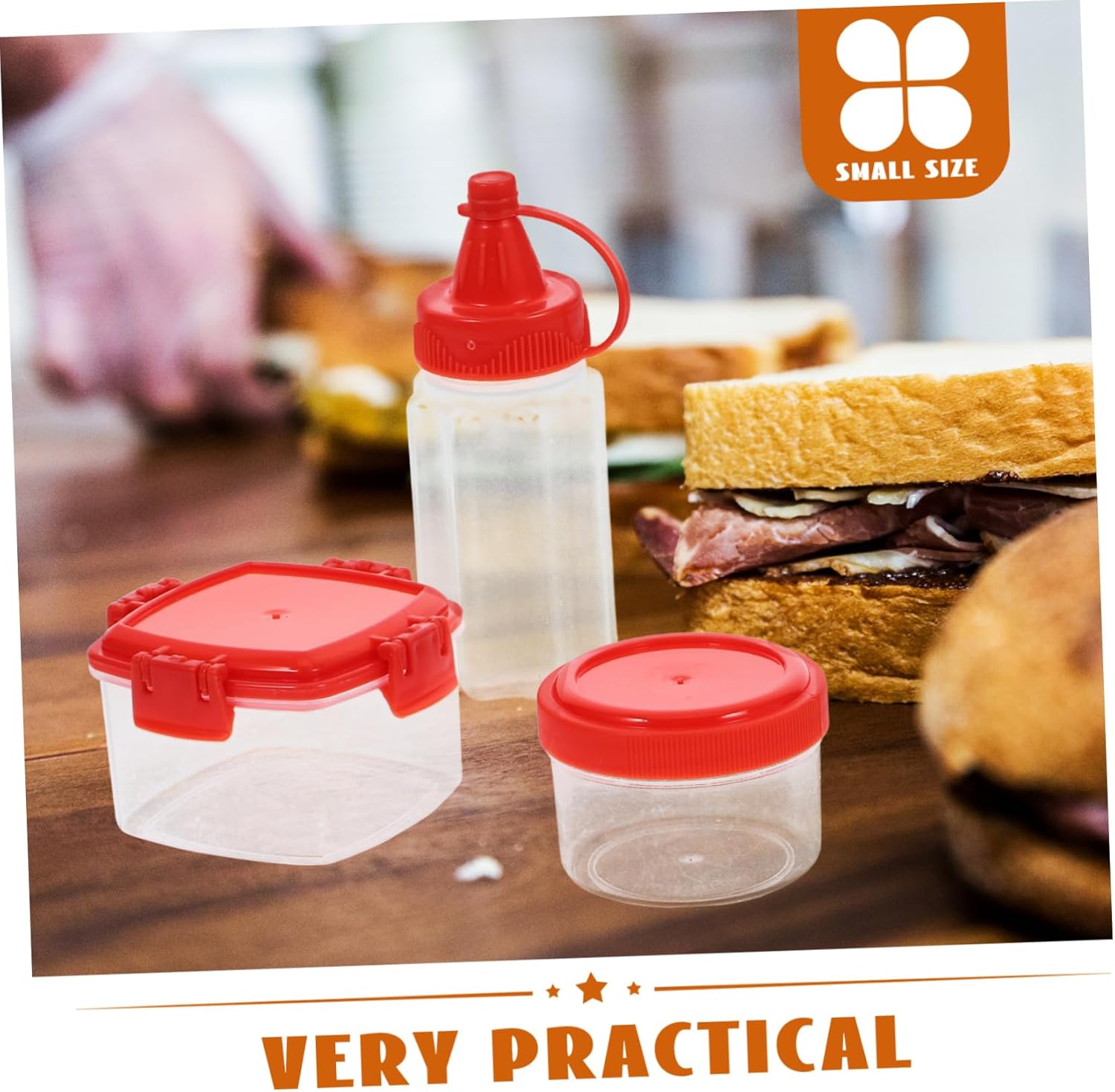 Portable Sauce Dispensers Lightweight Seasoning Boxes for Travel and Kitchen 1