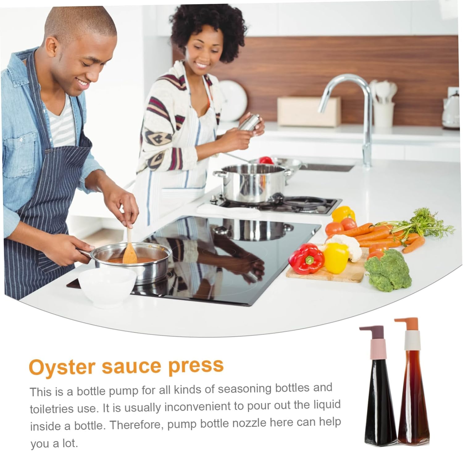 Plastic Condiment Squeeze Bottle with Easy Press Nozzle