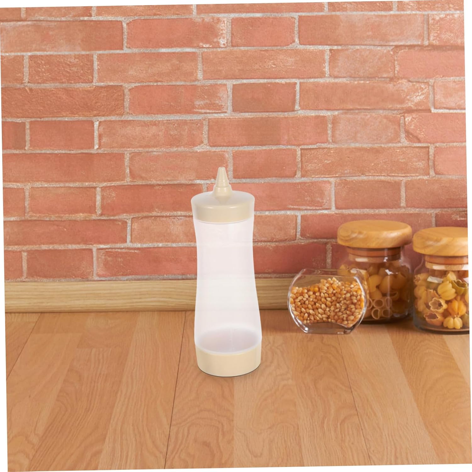 NAMOARLY 3PCS Condiment Squeeze Bottles for Ketchup Mustard BBQ