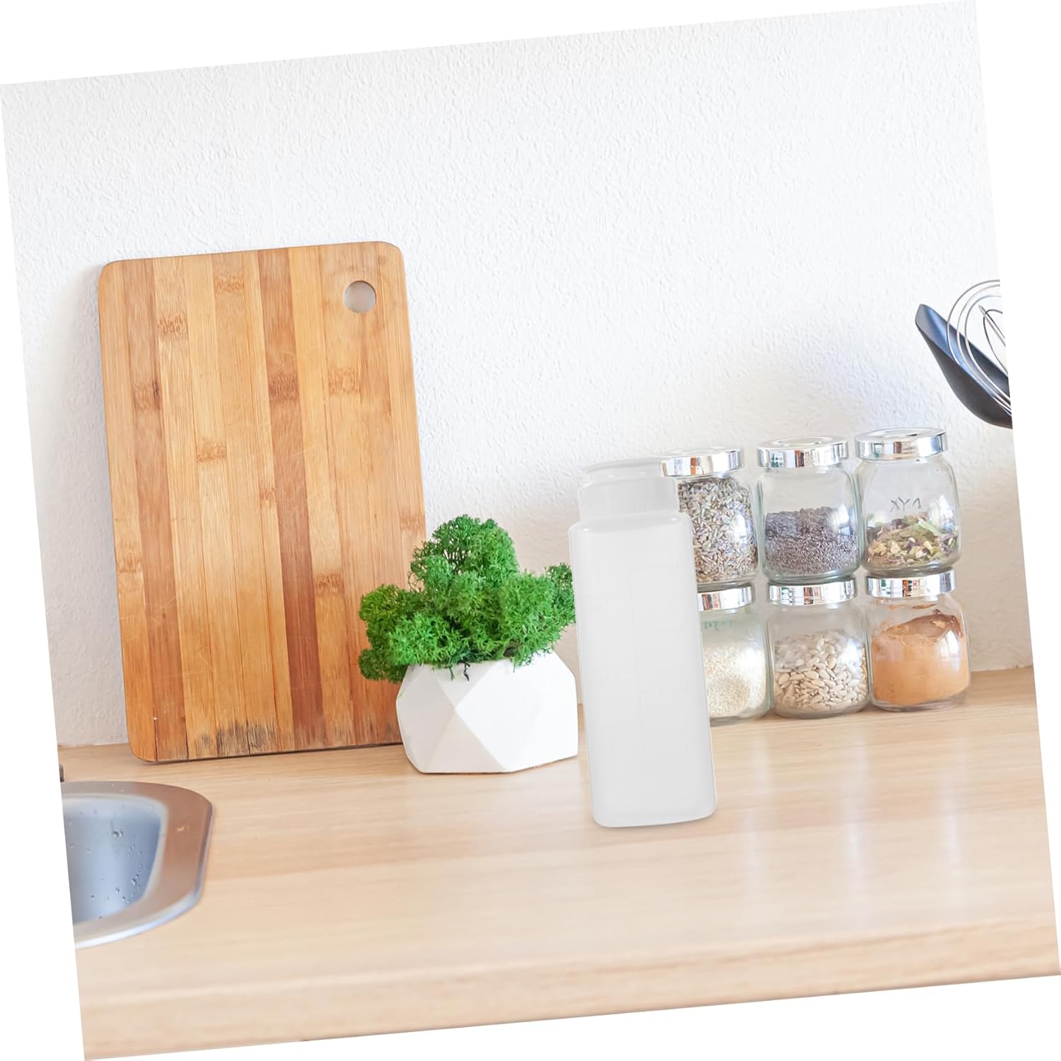 200ML Reusable Squeeze Oil Bottle with Scale