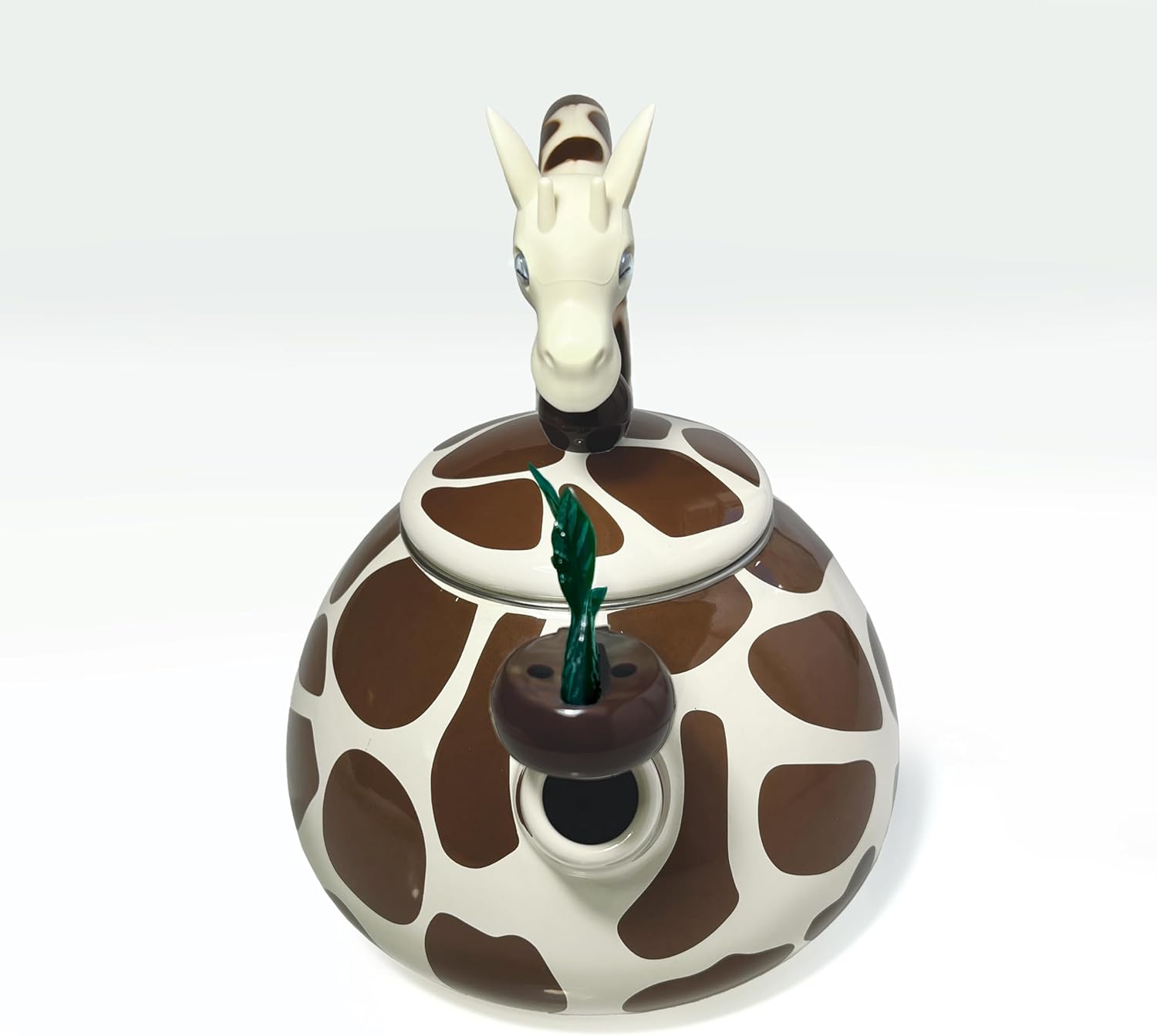 Trenton Gifts Giraffe Whistling Tea Kettle 21 Quart