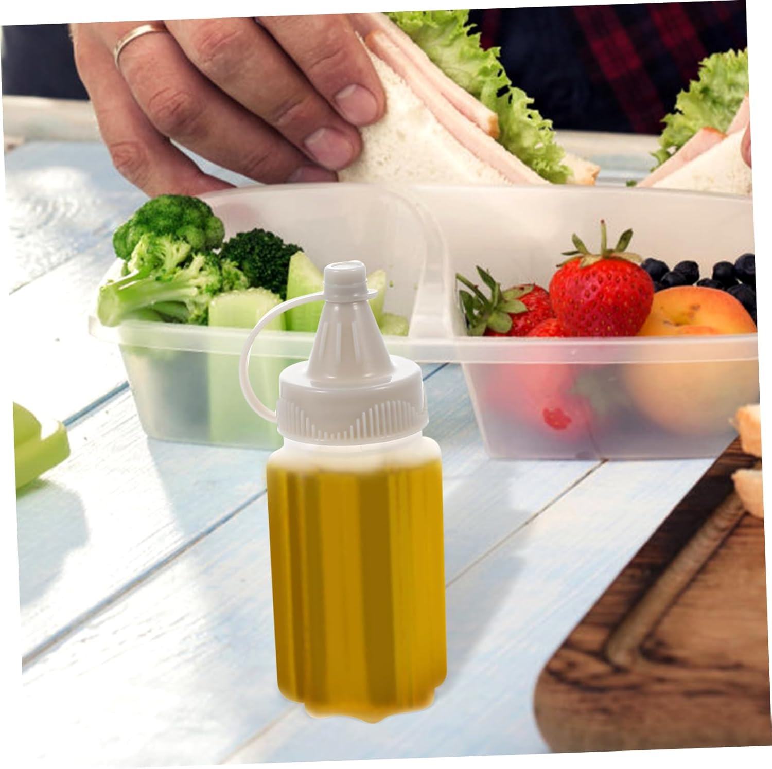 HOLIDYOYO Small Condiment Bottles for Lunch Box Set
