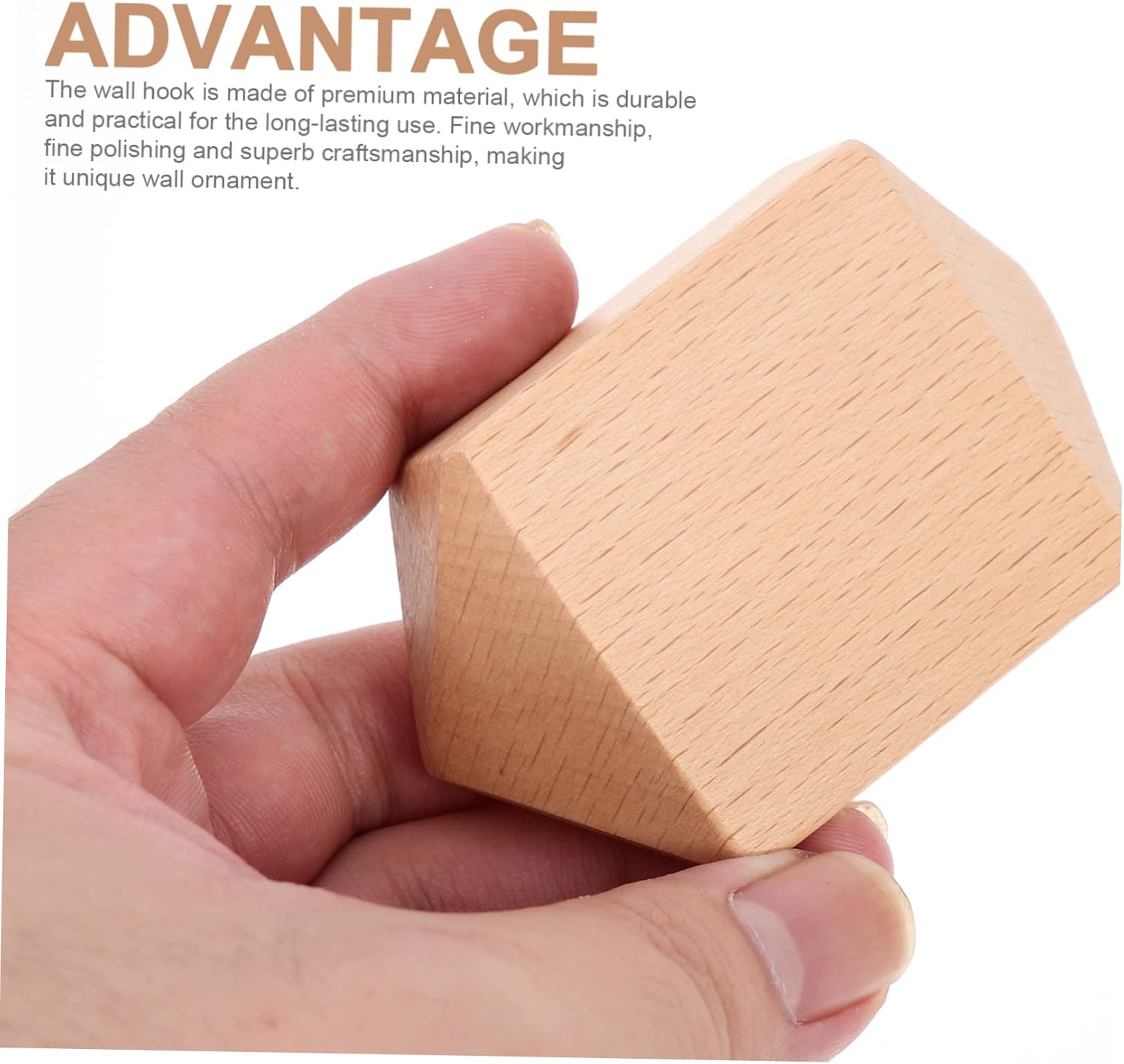 KAILIKETIY 1 Set Multi Functional Wooden Wall Hooks