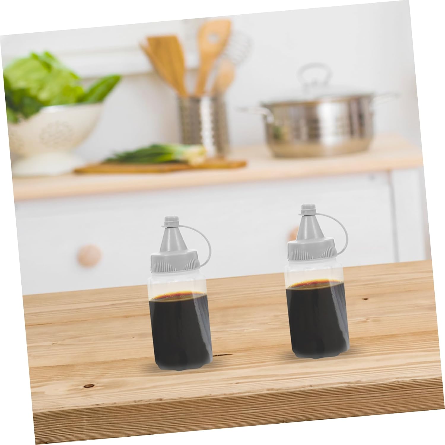 BIUDECO 4 Pack Condiment Squeeze Bottles 1