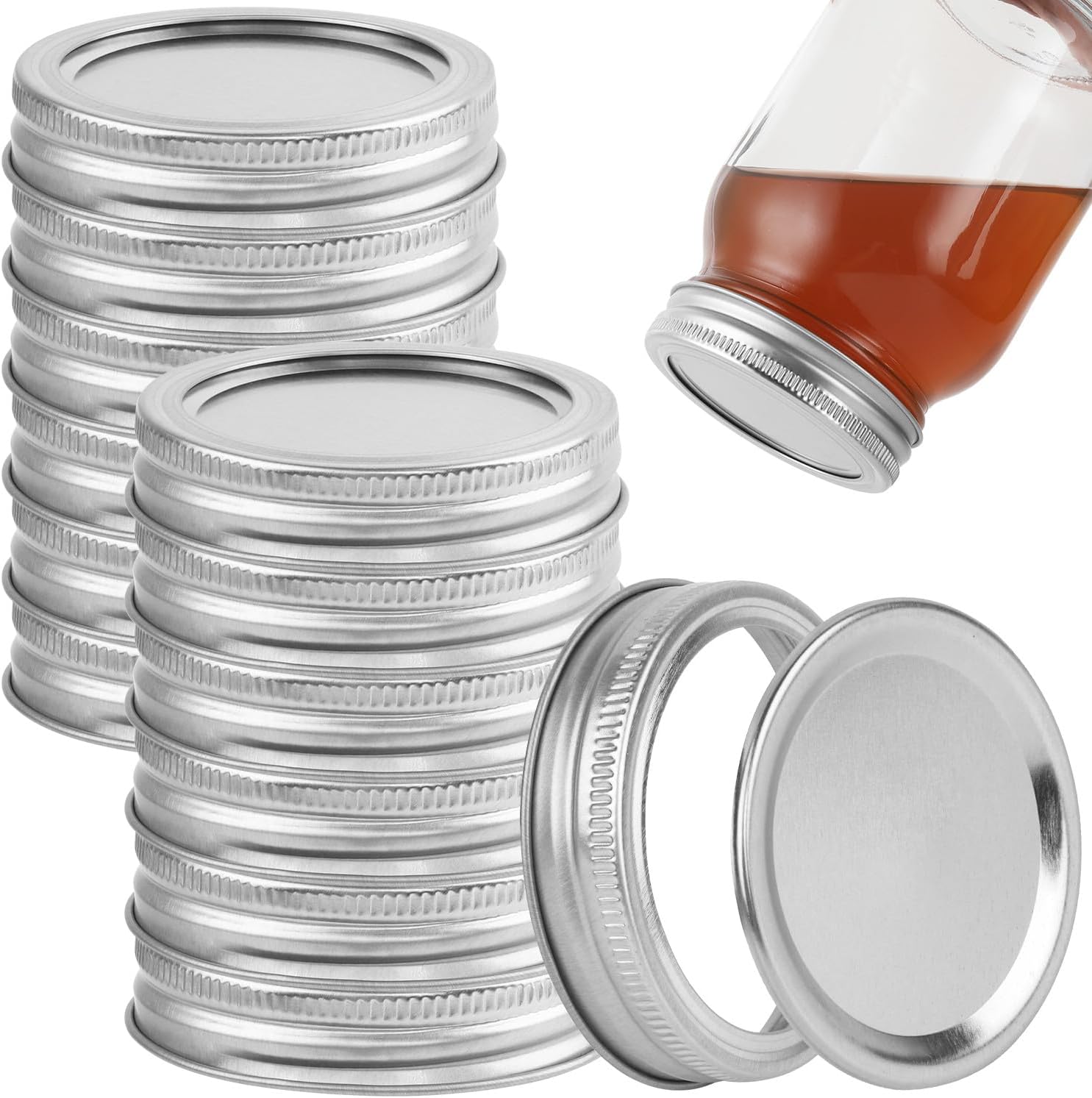 Volenra Canning Jar Lids Regular Mouth Set of 12