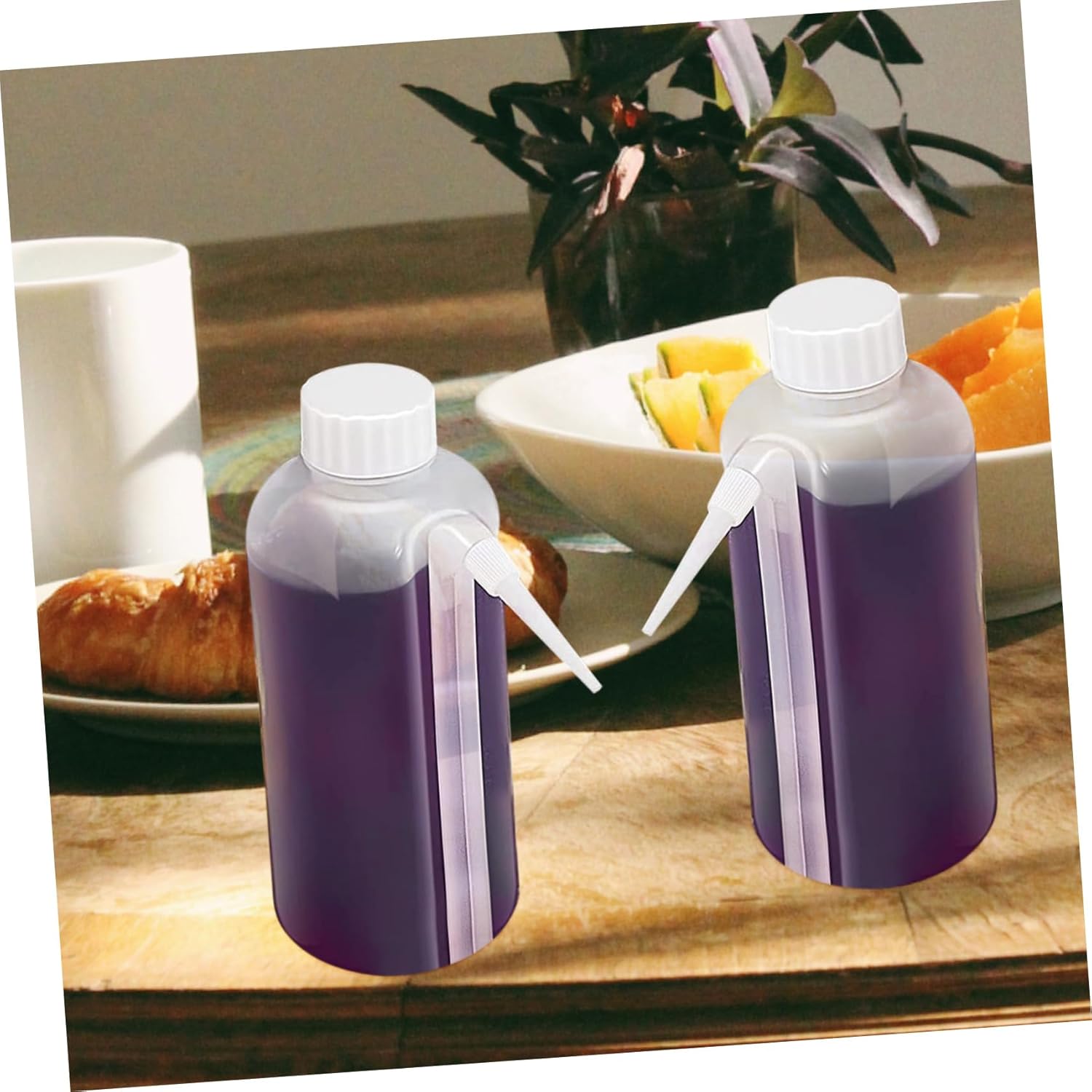 CIYODO Set of 5 Condiment Squeeze Bottles