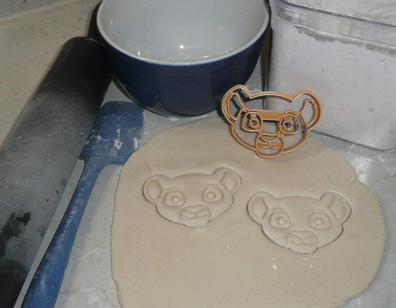 YNGLLC Nala Detailed Face Cookie Cutter - USA Made