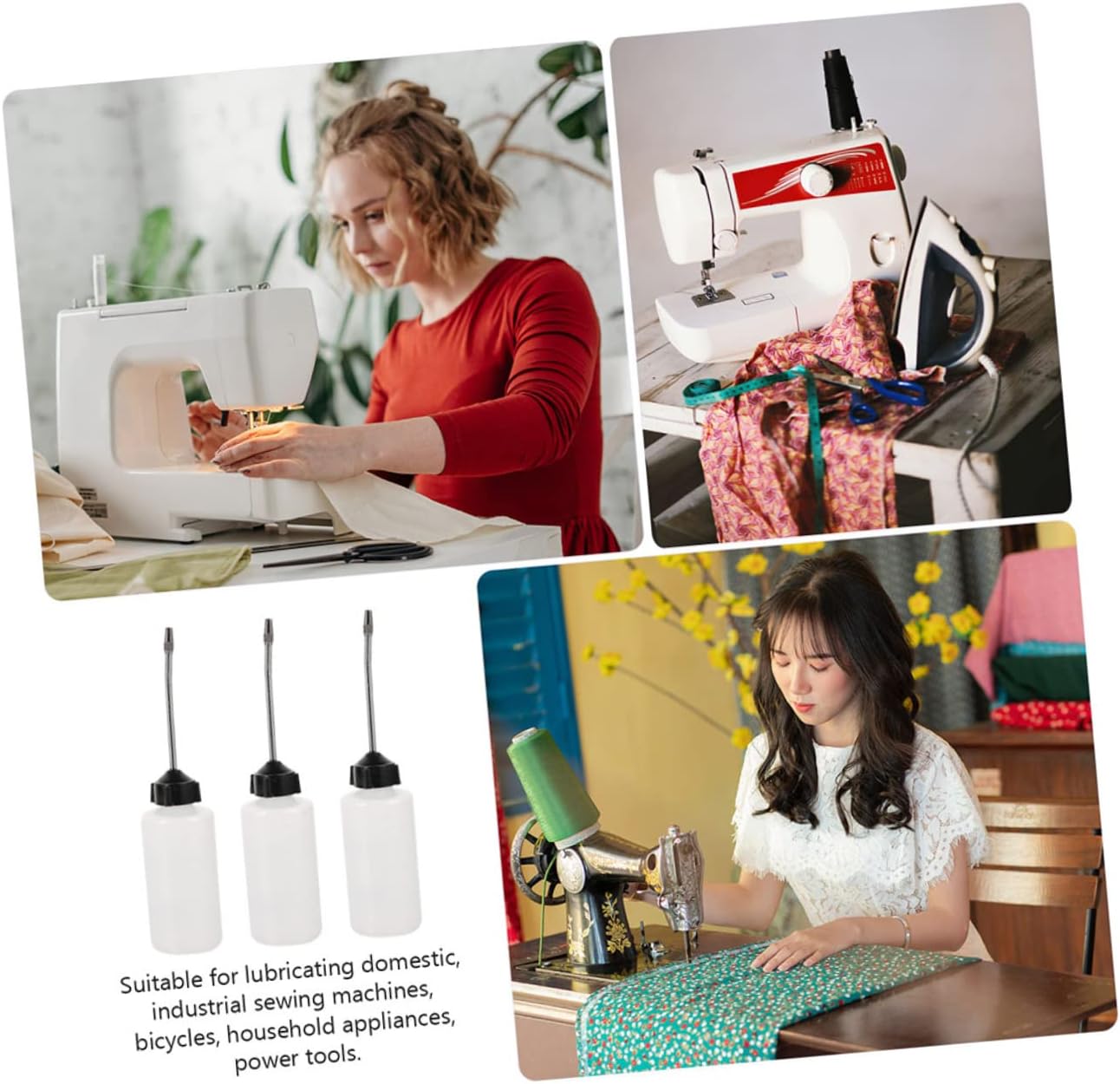 HOLIDYOYO 5-Piece Sewing Machine Oil Dispenser Set