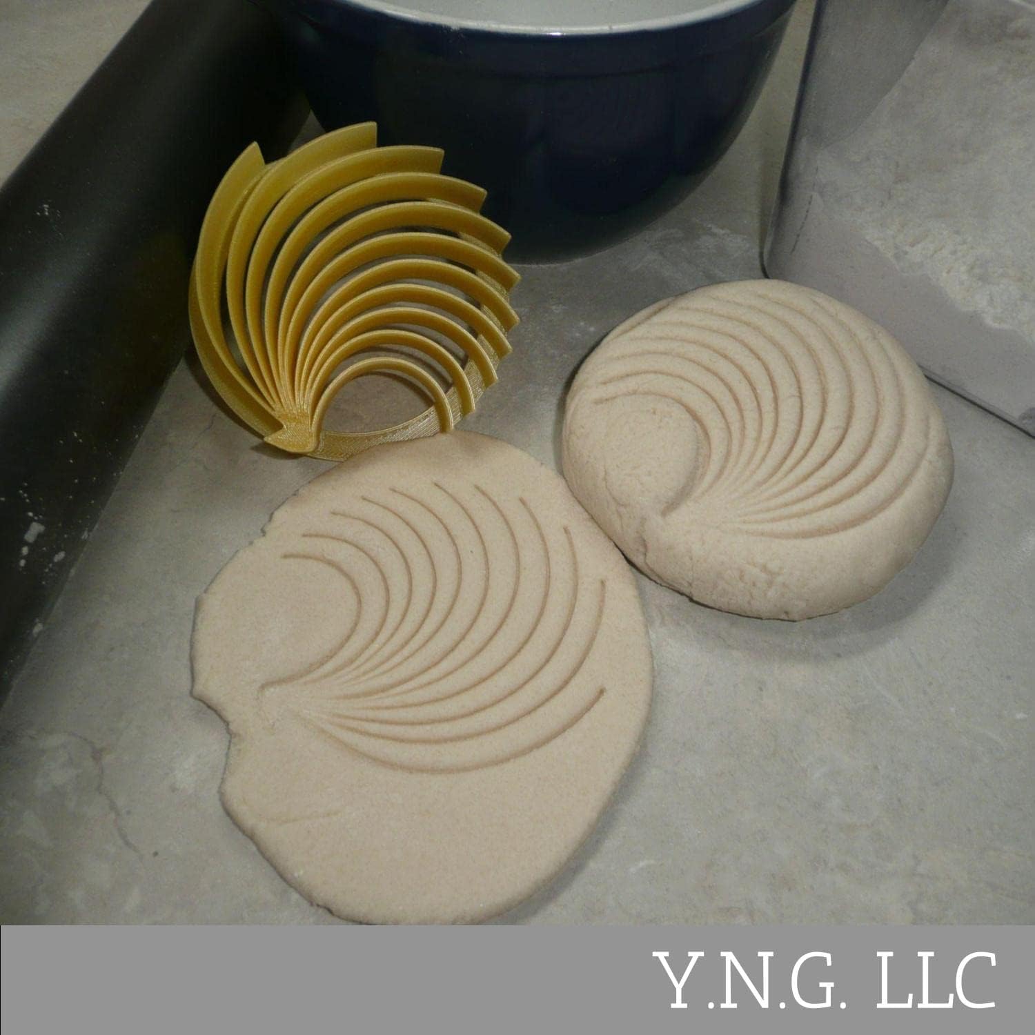 YNGLLC Classic Pan Dulce Concha Cutter Cookie Tool