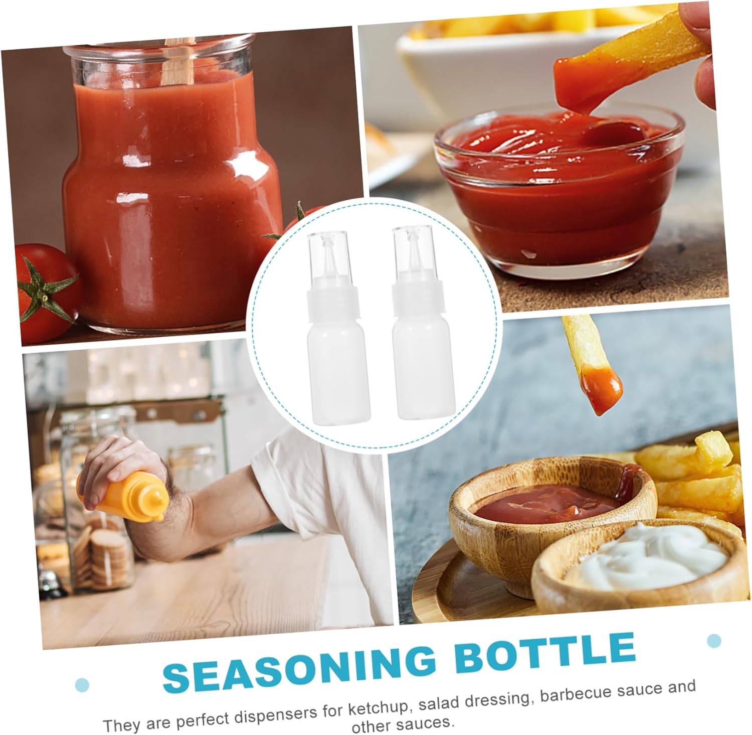CIYODO Mustard Squeeze Bottle Ketchup Dispenser