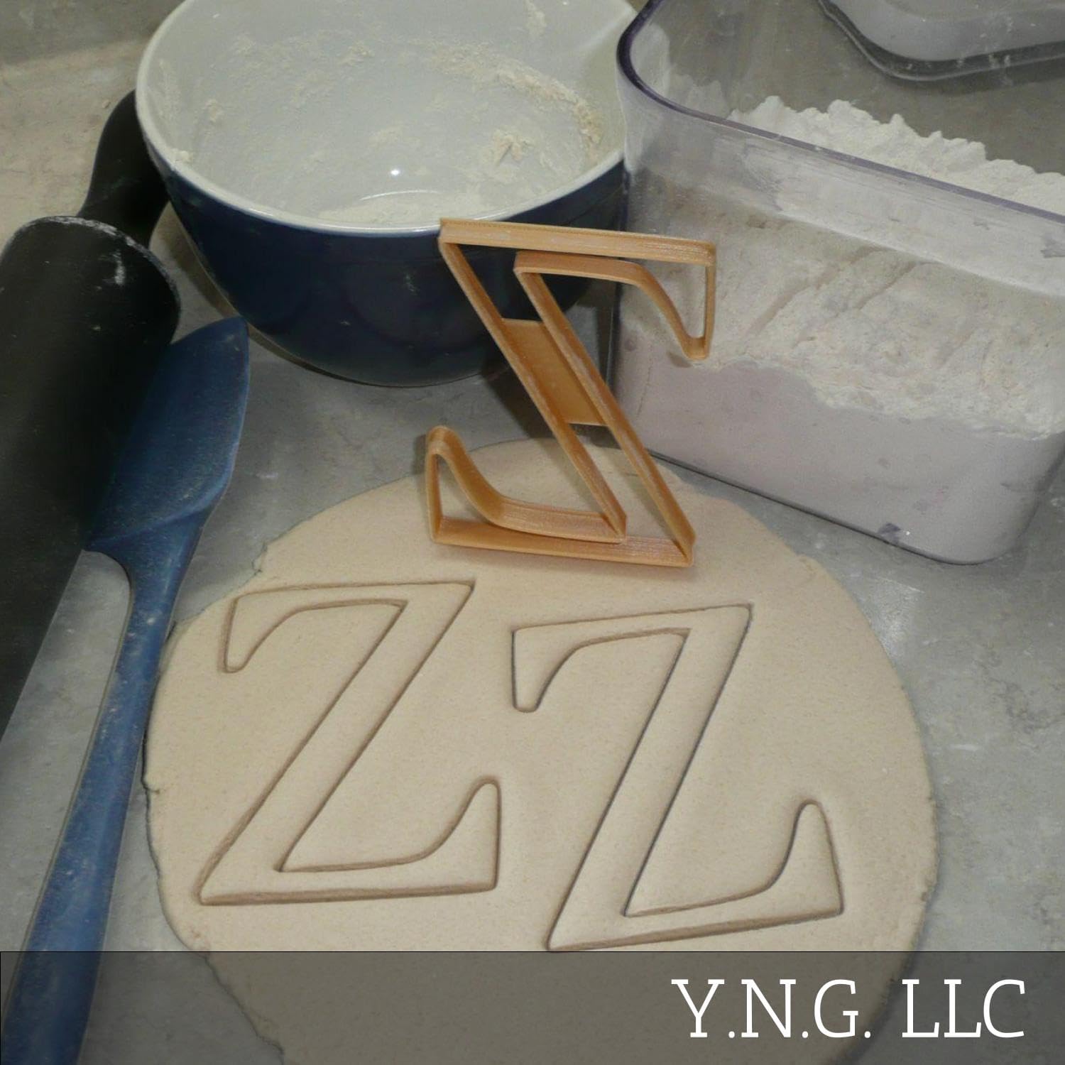 Zeta Greek Letter Cookie Cutter Made in USA