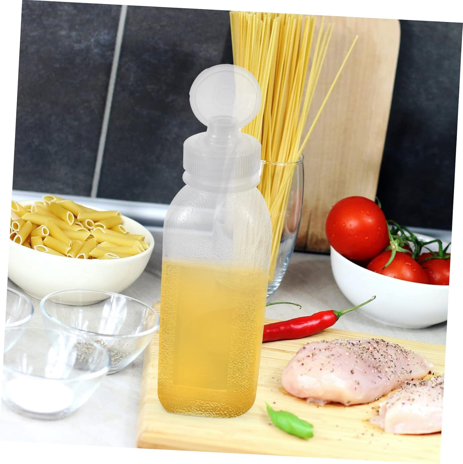 FELTECHELECTR Sauce Dispenser 4 Pack 300ml Leak-Proof Squeeze Bottles