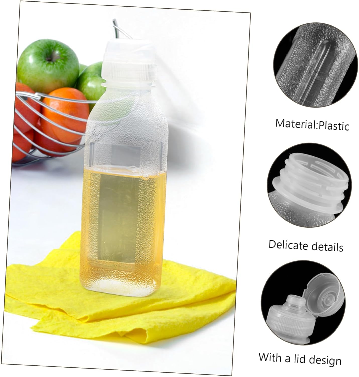 CIYODO Oil Bottle Sauce Dispenser Set of 4