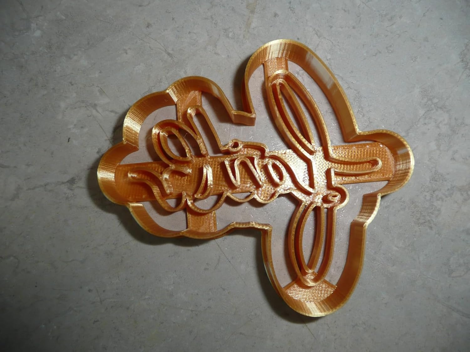 Faith Word Cursive Letters Cookie Cutter Made in USA