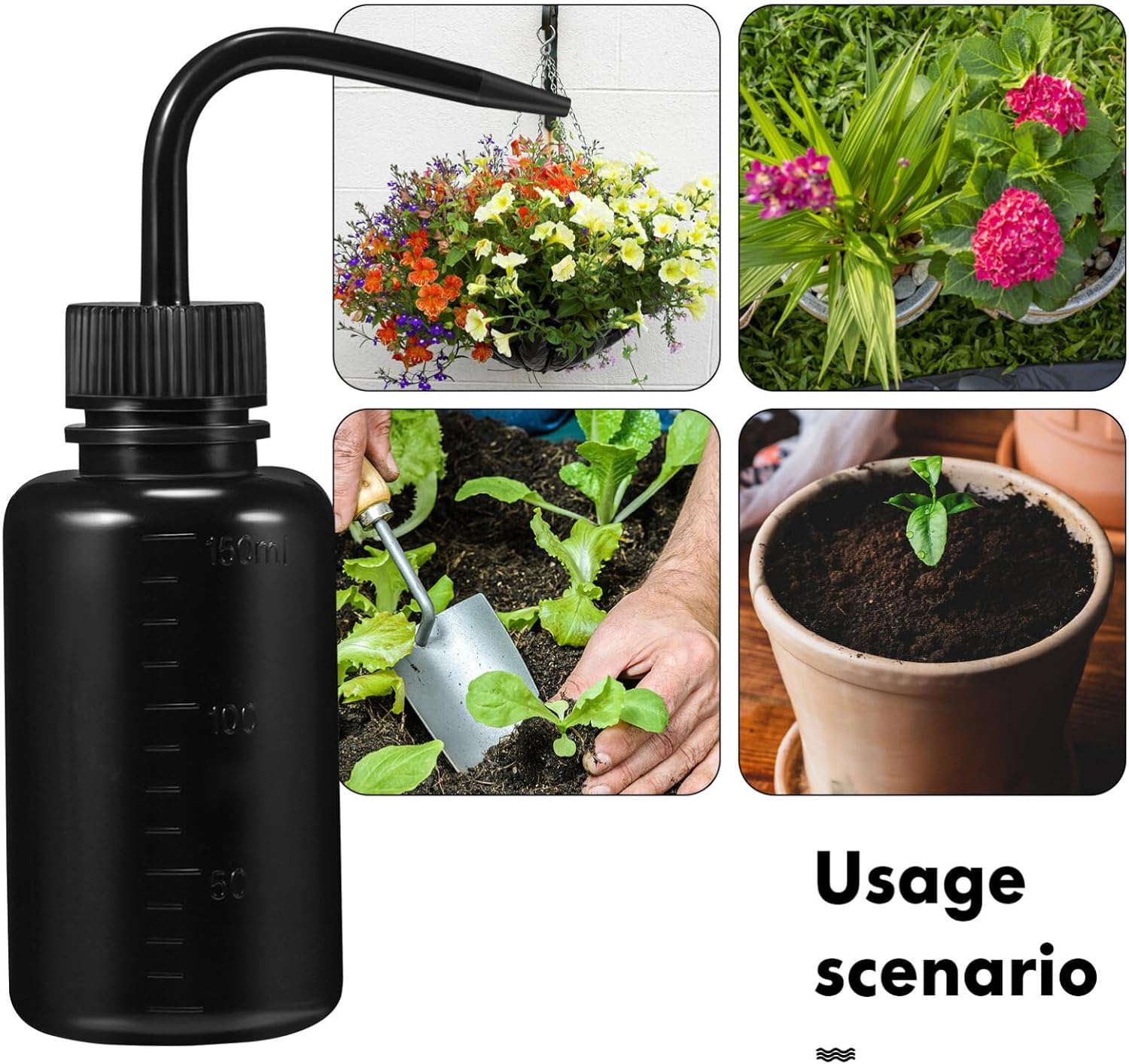 Beaupretty 3 Pcs Plastic Squeeze Bottles for Paint Oil Shampoo Sauces Watering