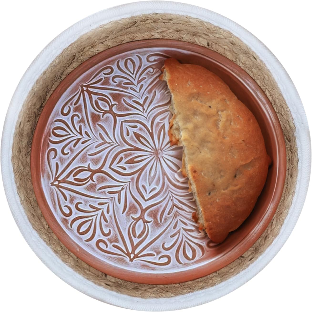 Ole Bazar Bread Warmer With Stone