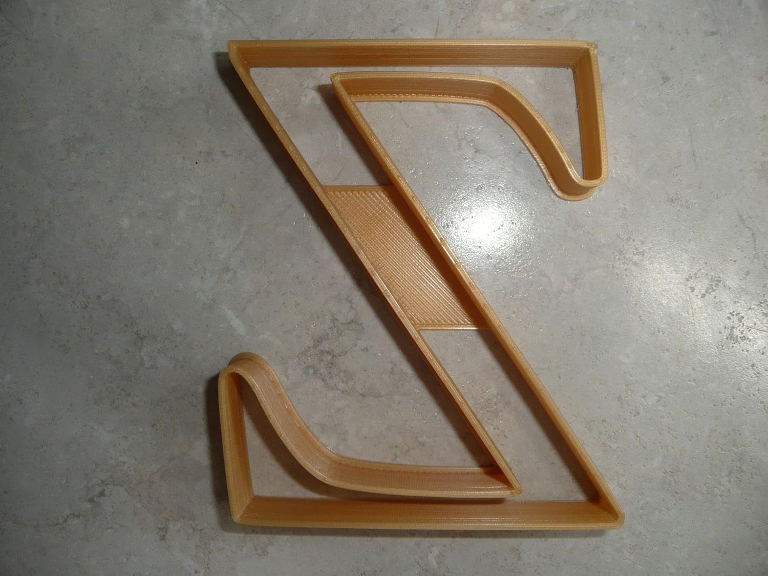 Zeta Greek Letter Cookie Cutter Made in USA