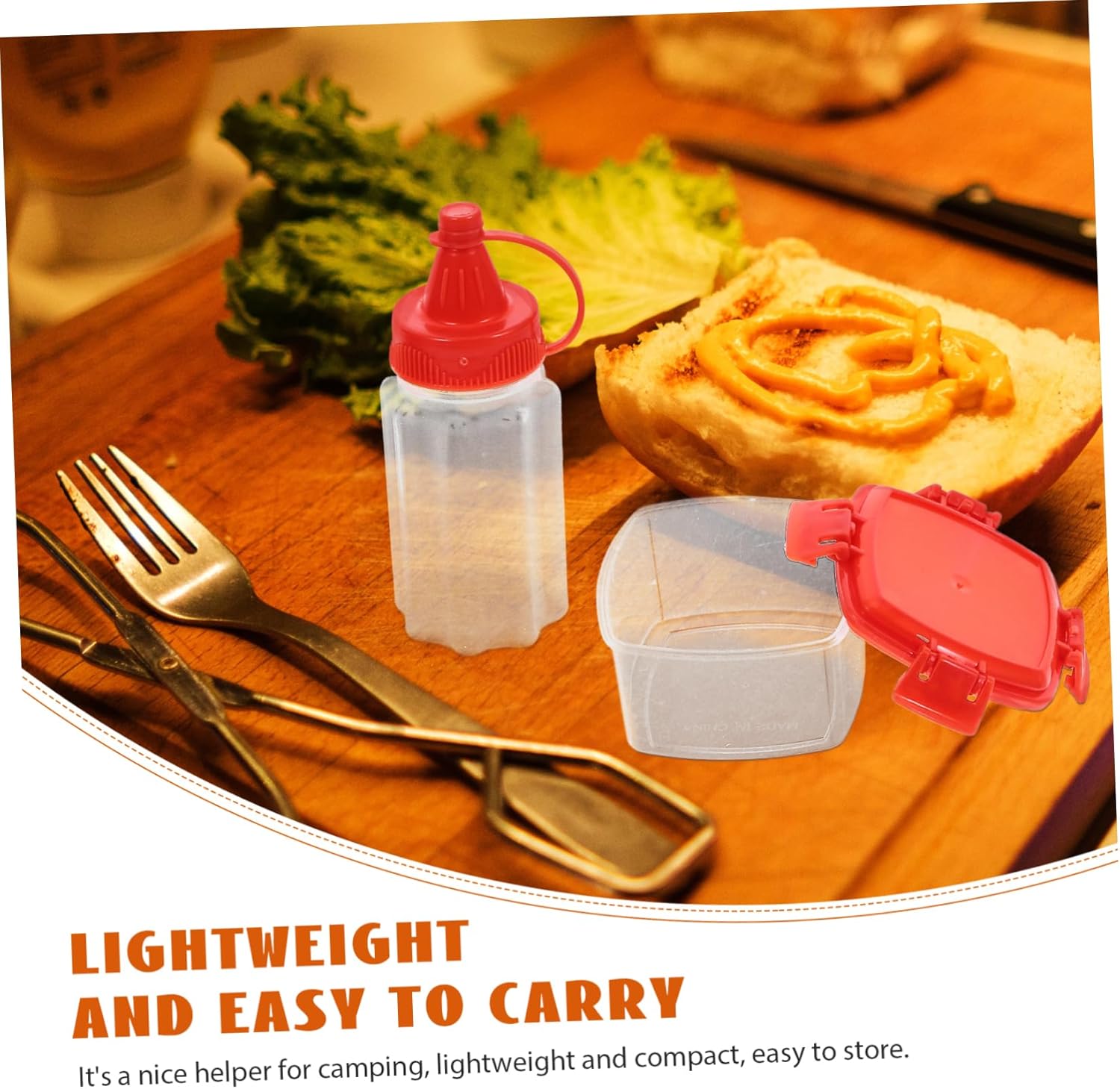 Portable Sauce Dispensers Lightweight Seasoning Boxes for Travel and Kitchen 1