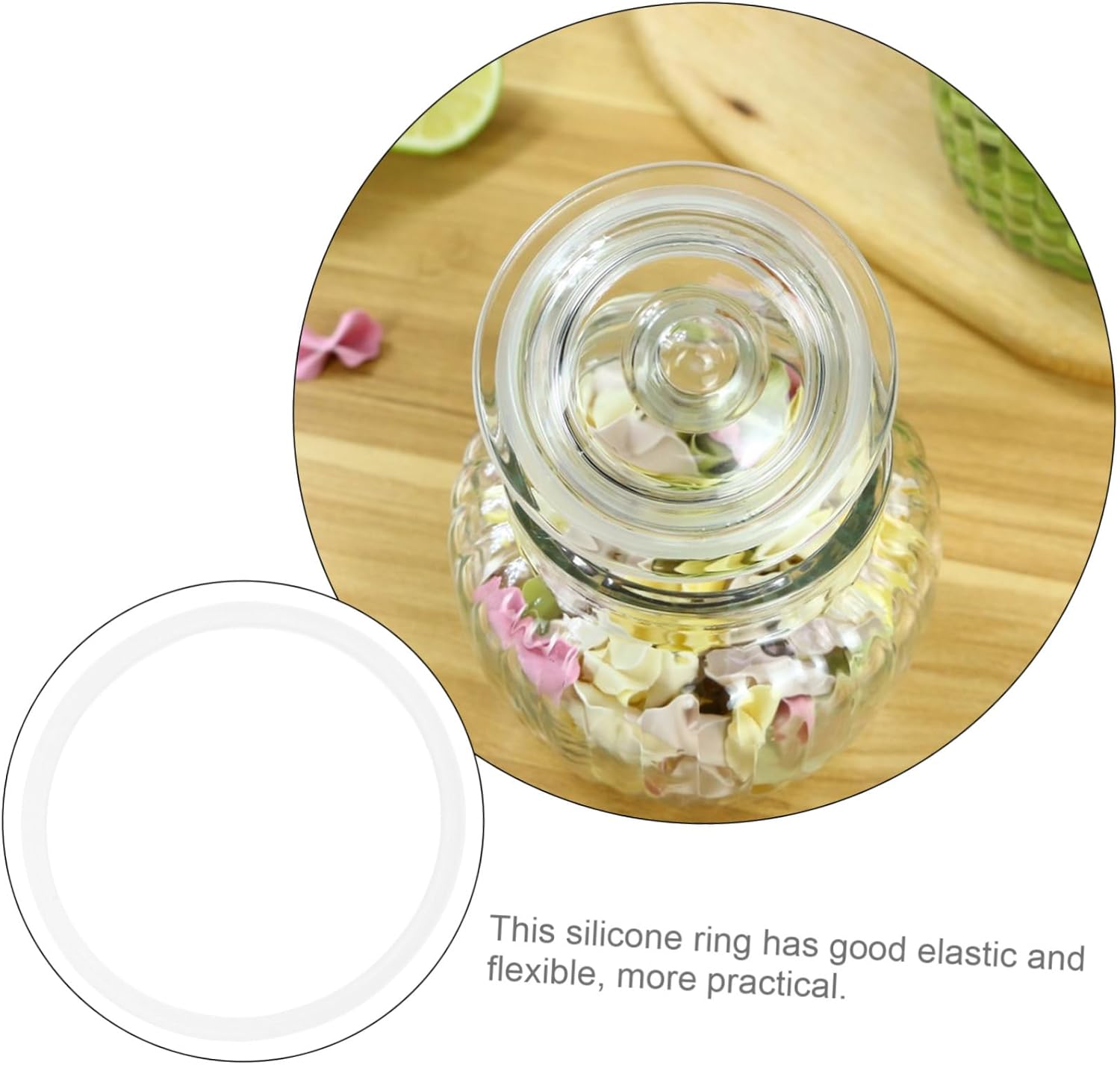 PRETYZOOM 3pcs2 Silicone Sealing Gasket for Insulated Bottles
