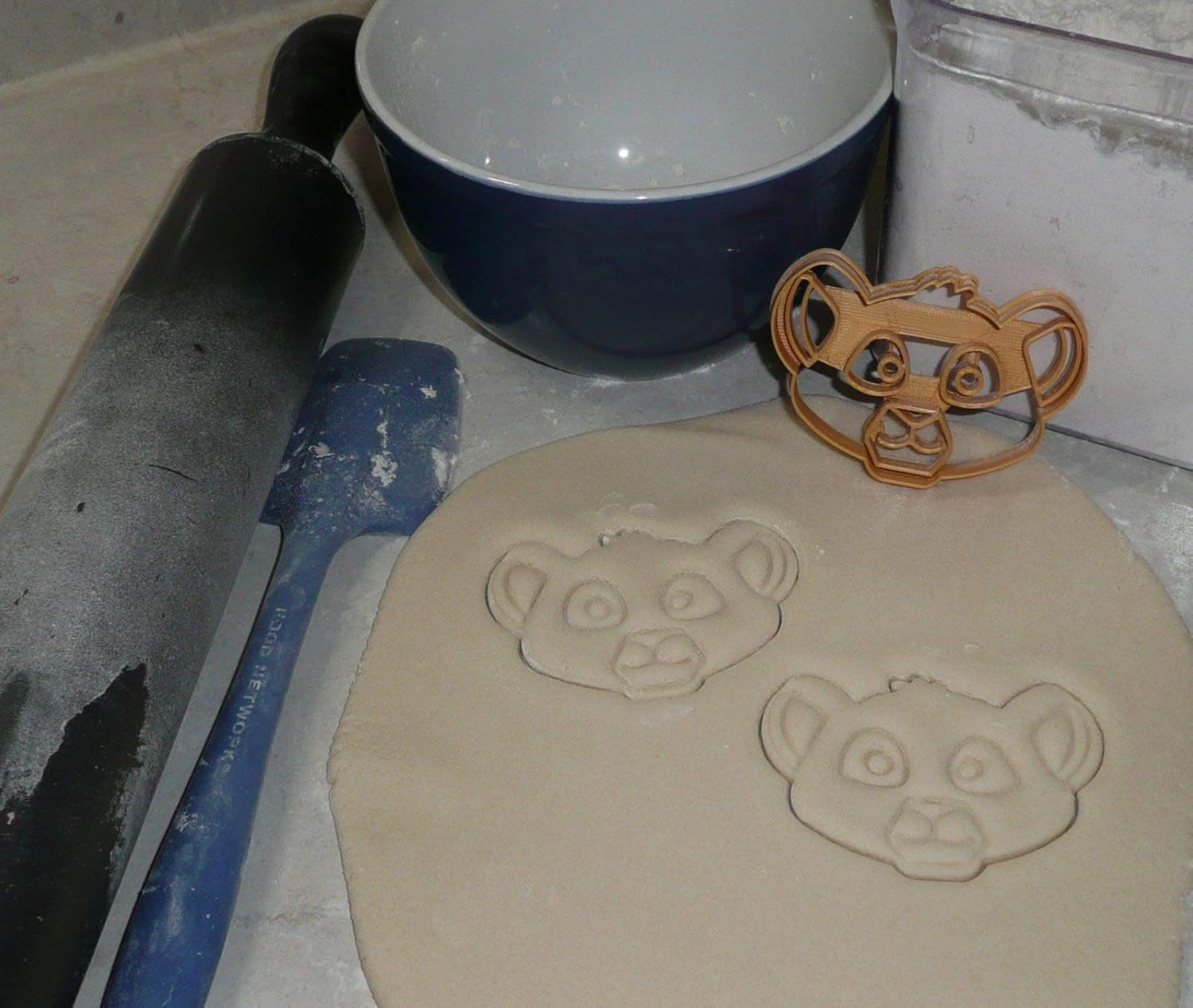 Simba Cub Face Cave Painting Cookie Cutters Set of 2 Made in USA