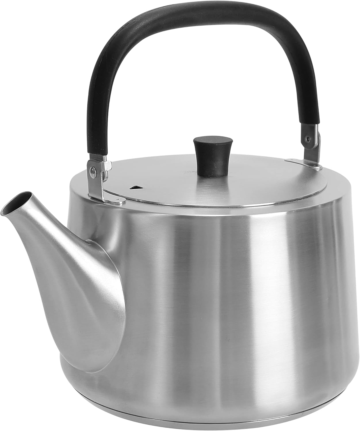 DrHOWS 35L Stovetop Tea Kettle - Food Grade Stainless Steel Foldable Handle
