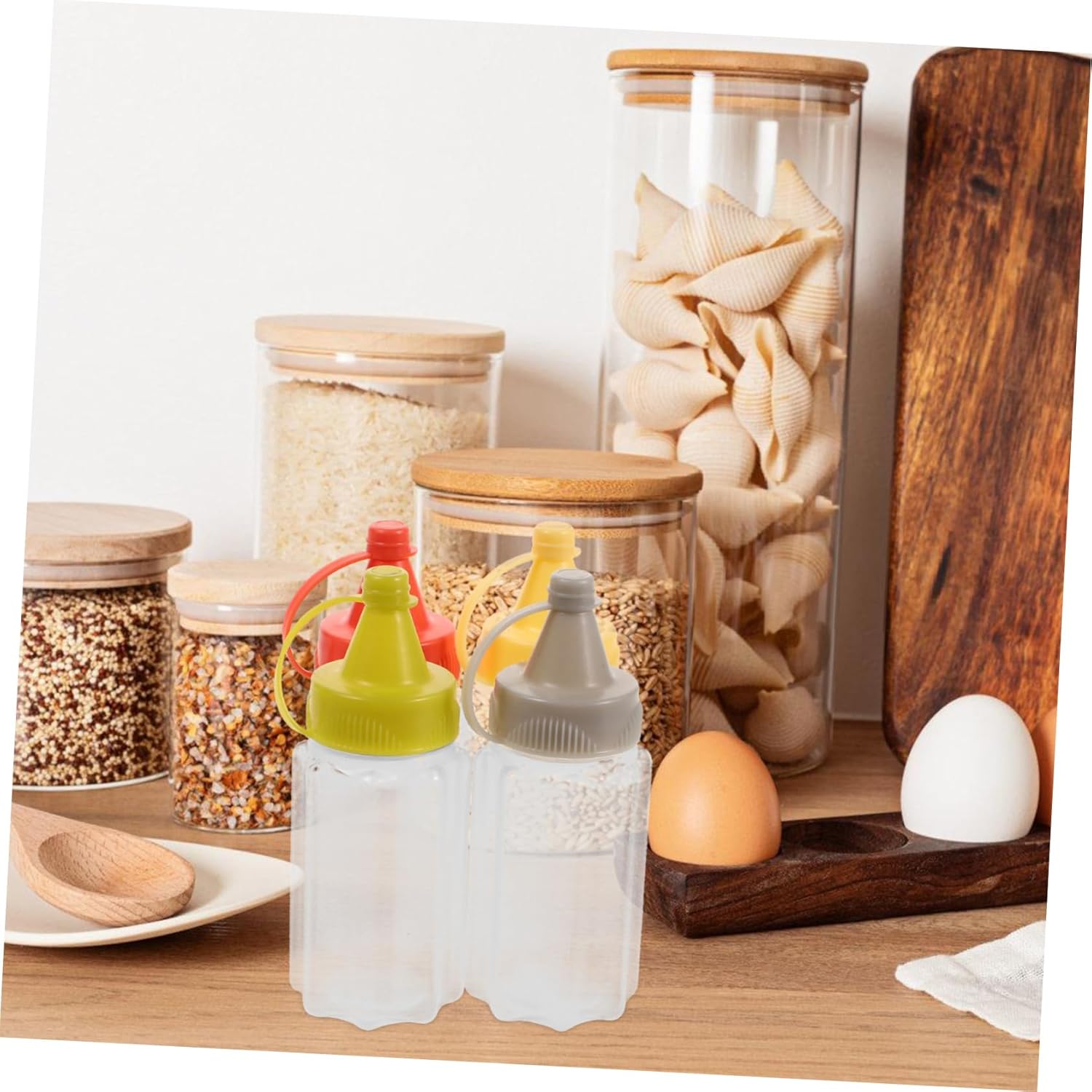 CIYODO 12pc Mini Condiment Squeeze Bottles Set