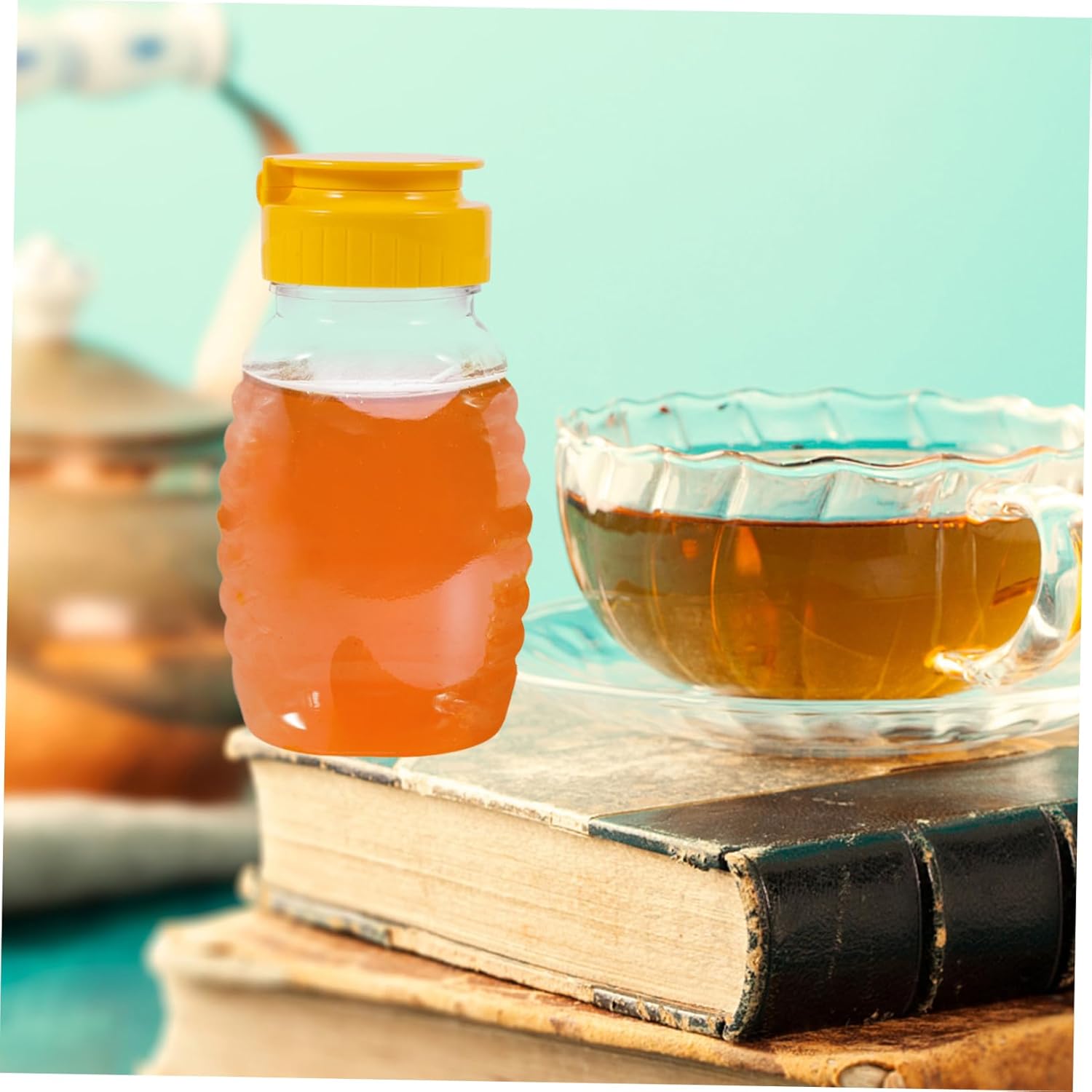CIYODO Honey Squeeze Bottles Set for Sauce Storage and Condiment Dispensing