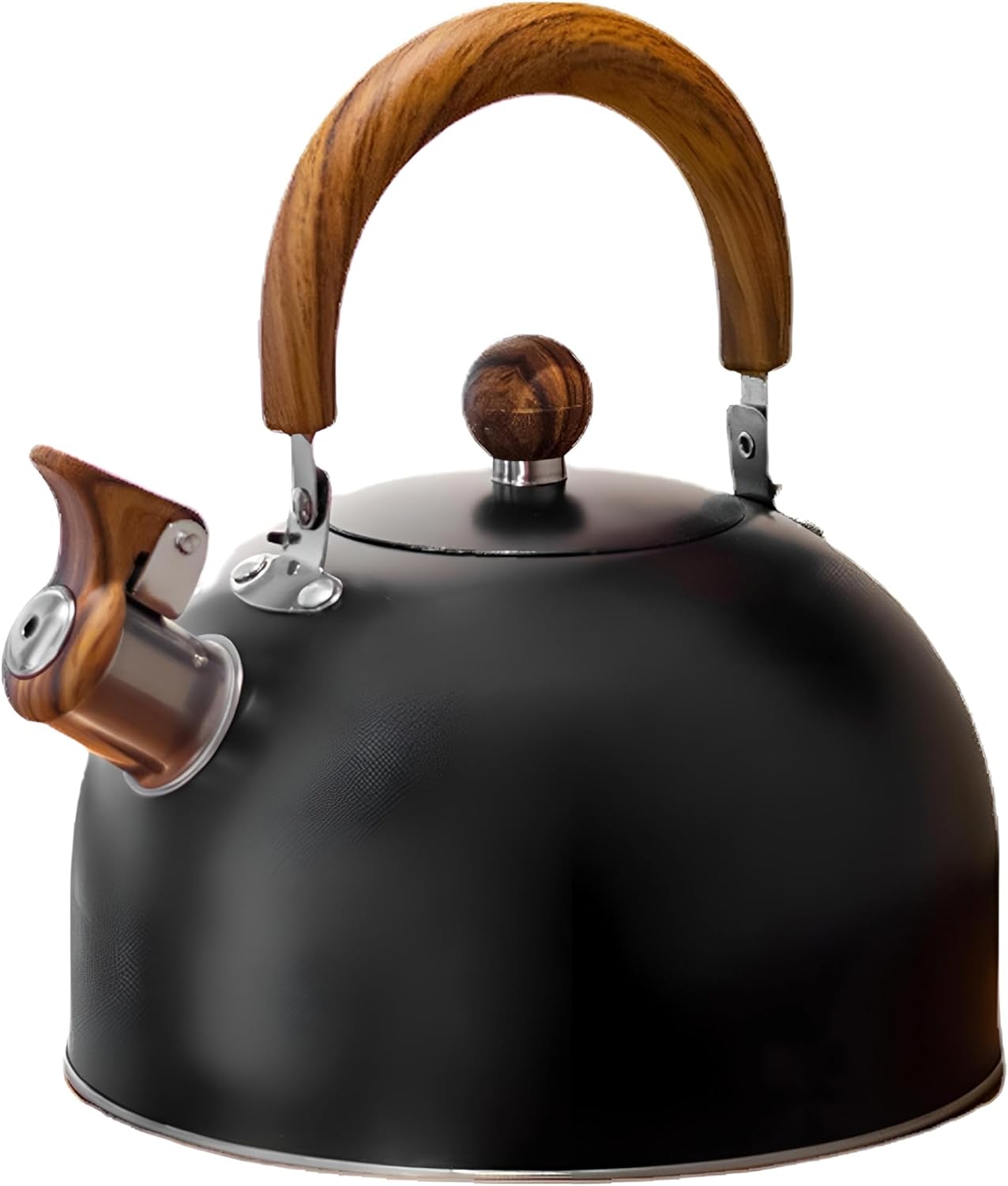 Drieamboat 3 Quart Whistling Tea Kettle with Folding Handle