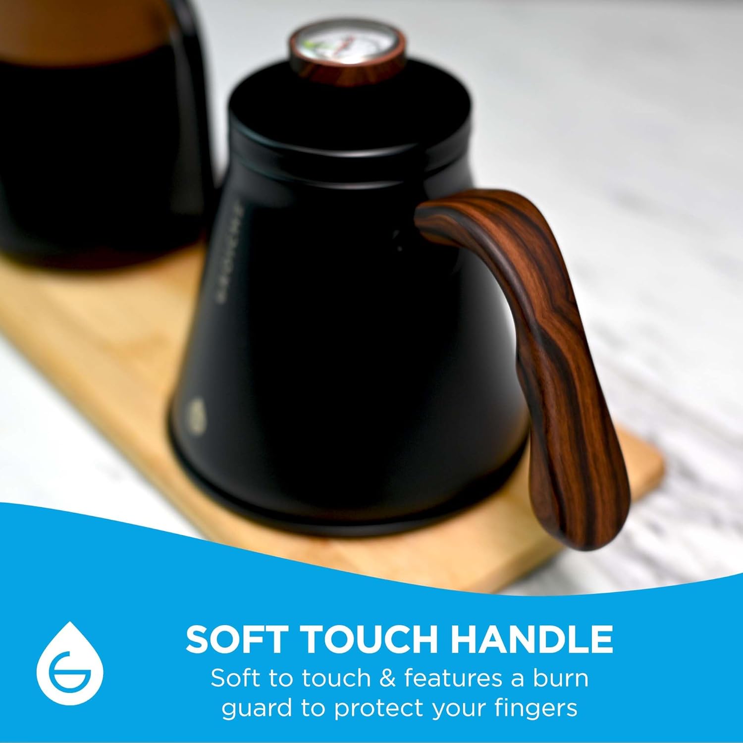 GROSCHE Marrakesh Gooseneck Kettle Stovetop - 34 fl oz