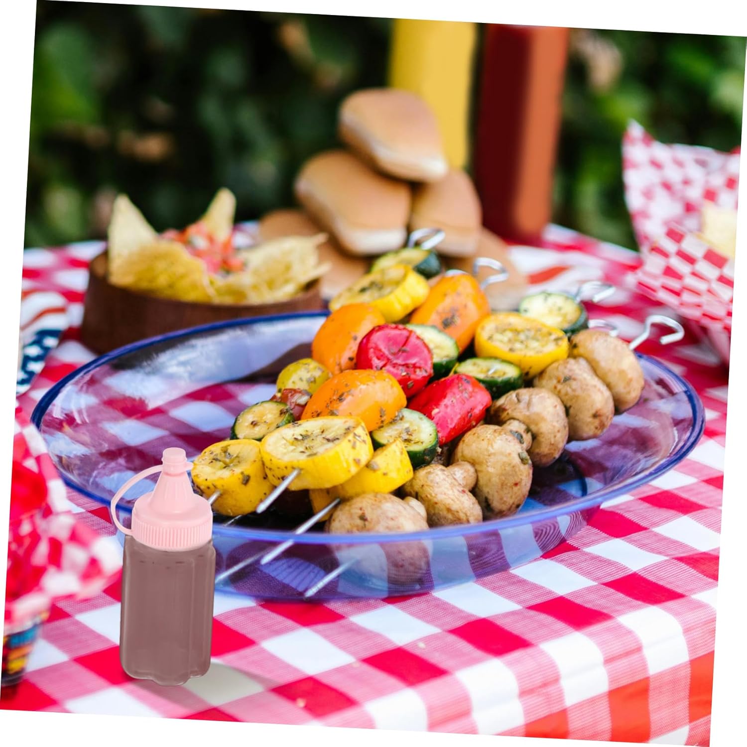 Alipis 4PCS Reusable Condiment Squeeze Bottles for Kitchen Use 1