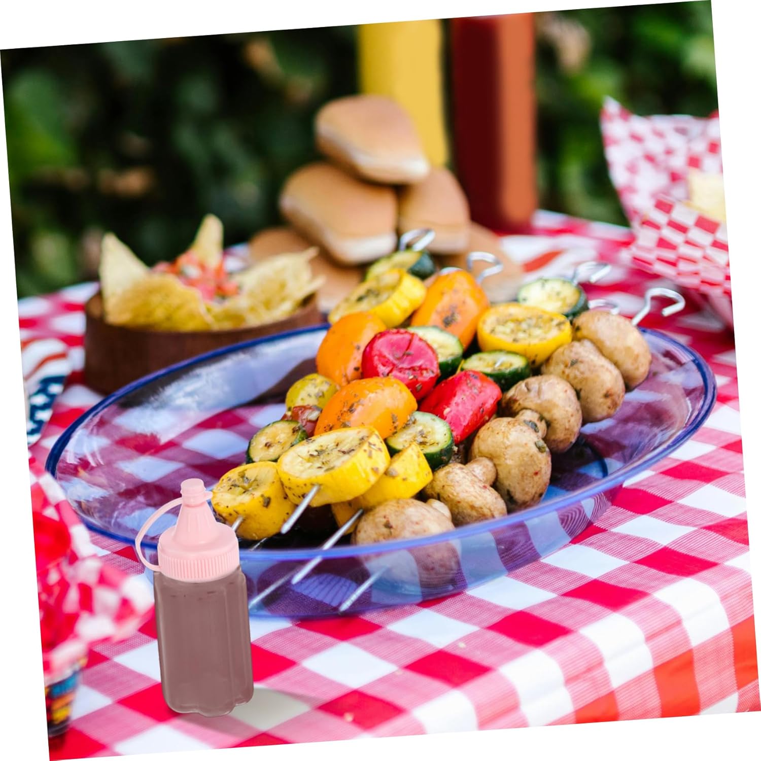 MAGICLULU 4pcs Reusable Condiment Squeeze Bottles 1