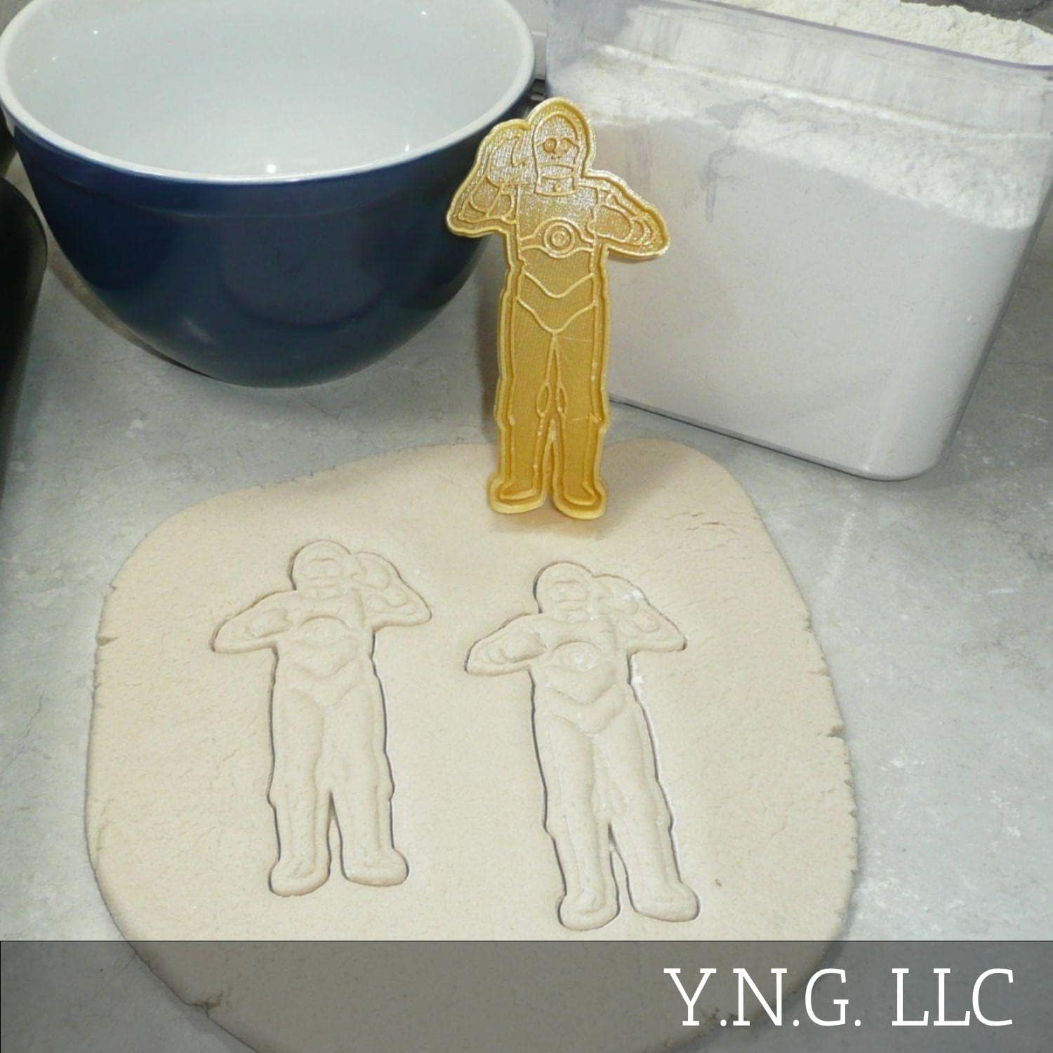 YNGLLC Inspired by C-3PO Cookie Cutter USA Made PR750