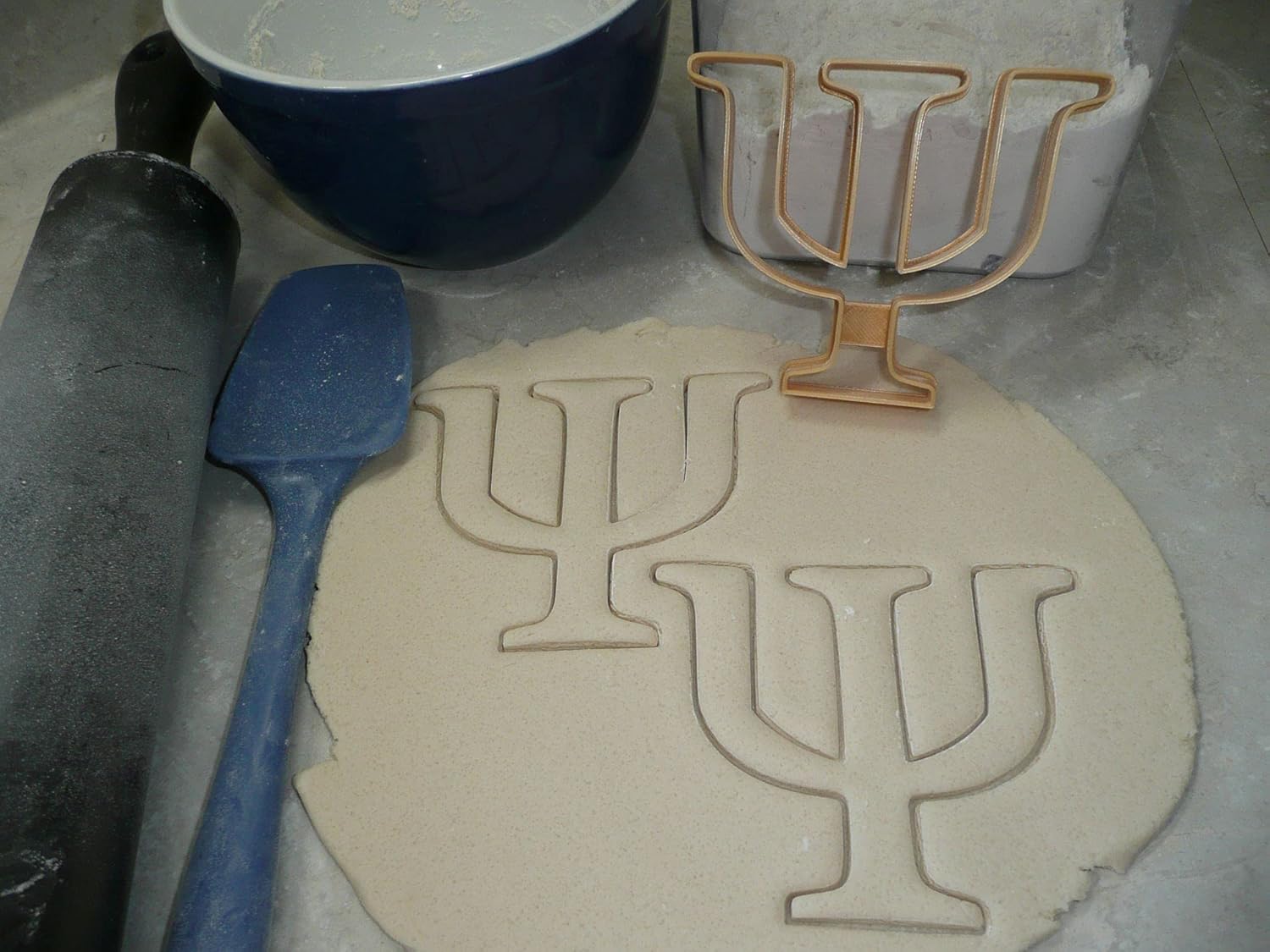 PSI Greek Letter Fraternity Cookie Cutter Made in USA