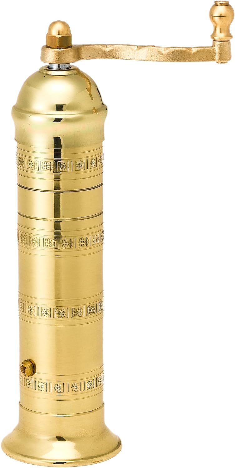 Atlas Pepper Mill Brass 8 Inch