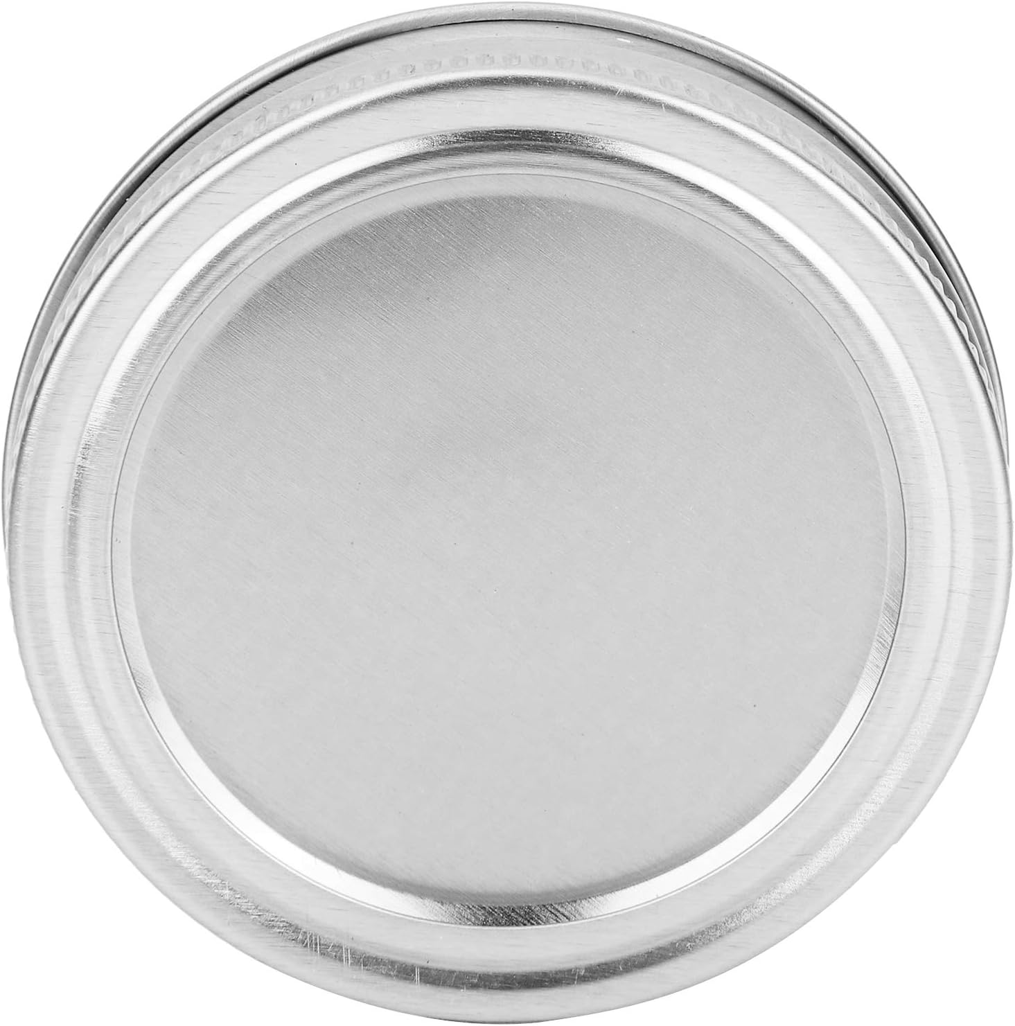 AUNMAS 12pcs Glass Jar Lid with Stainless Steel Sealing