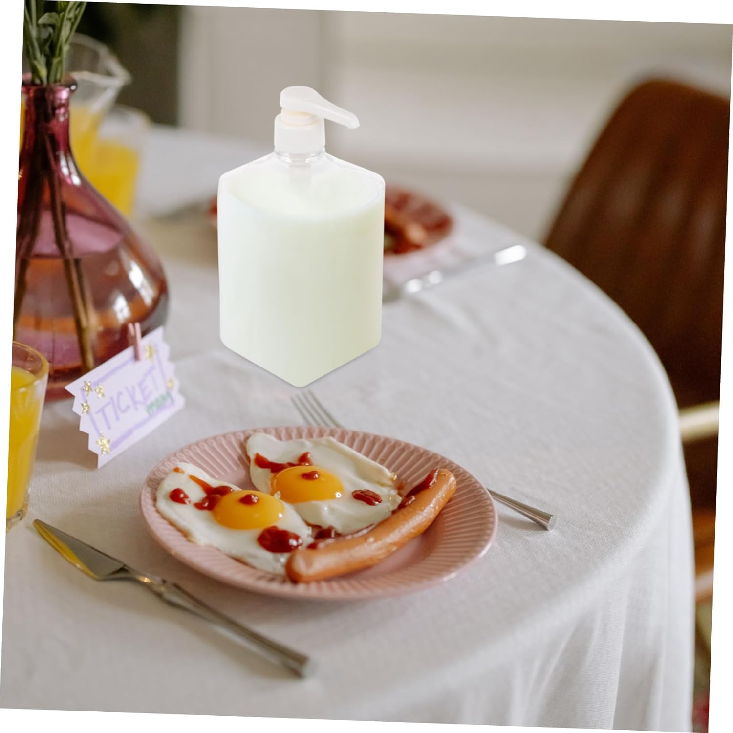 CIYODO 1600ml Transparent Sugar Dispenser Squeeze Bottle